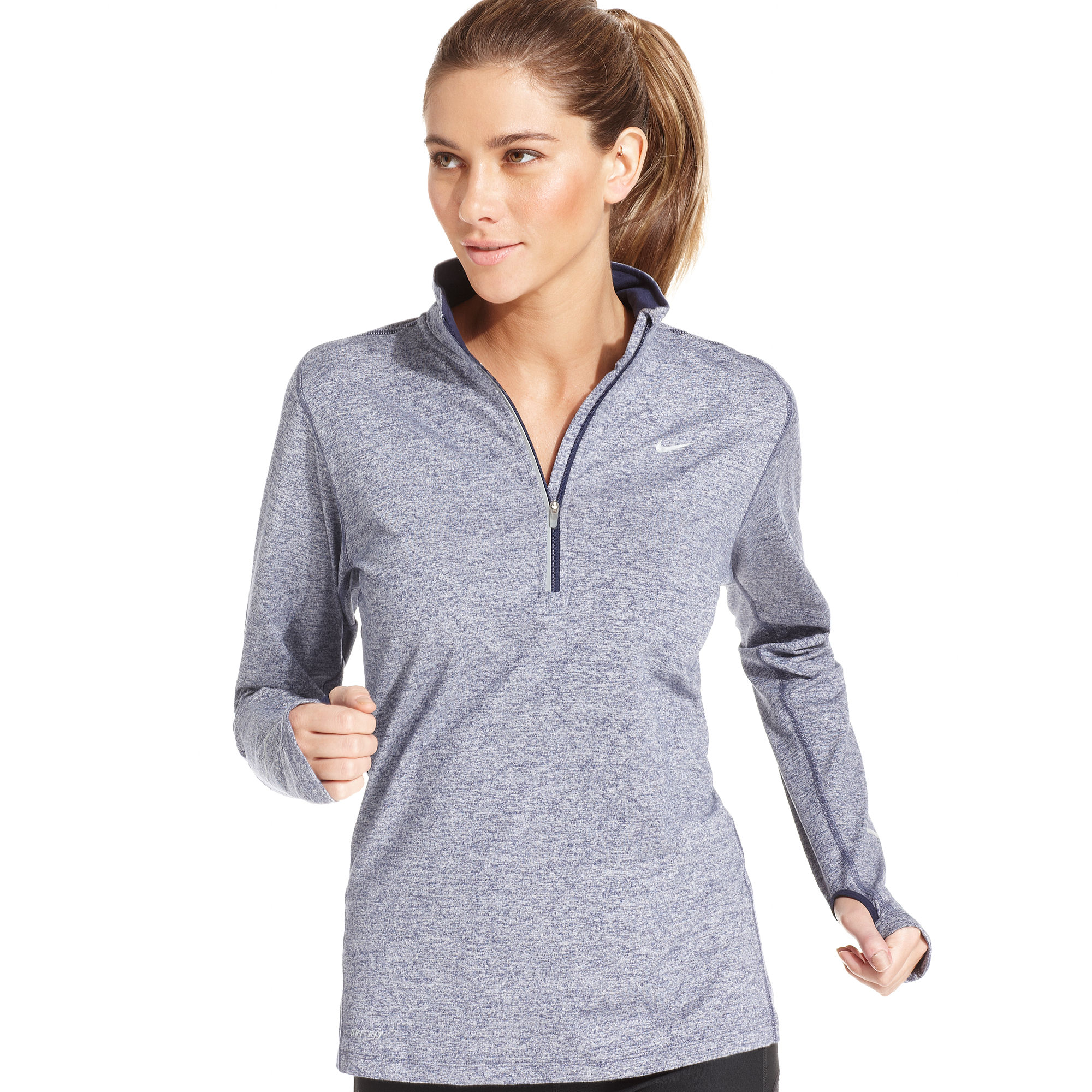 dri fit half zip pullover women's