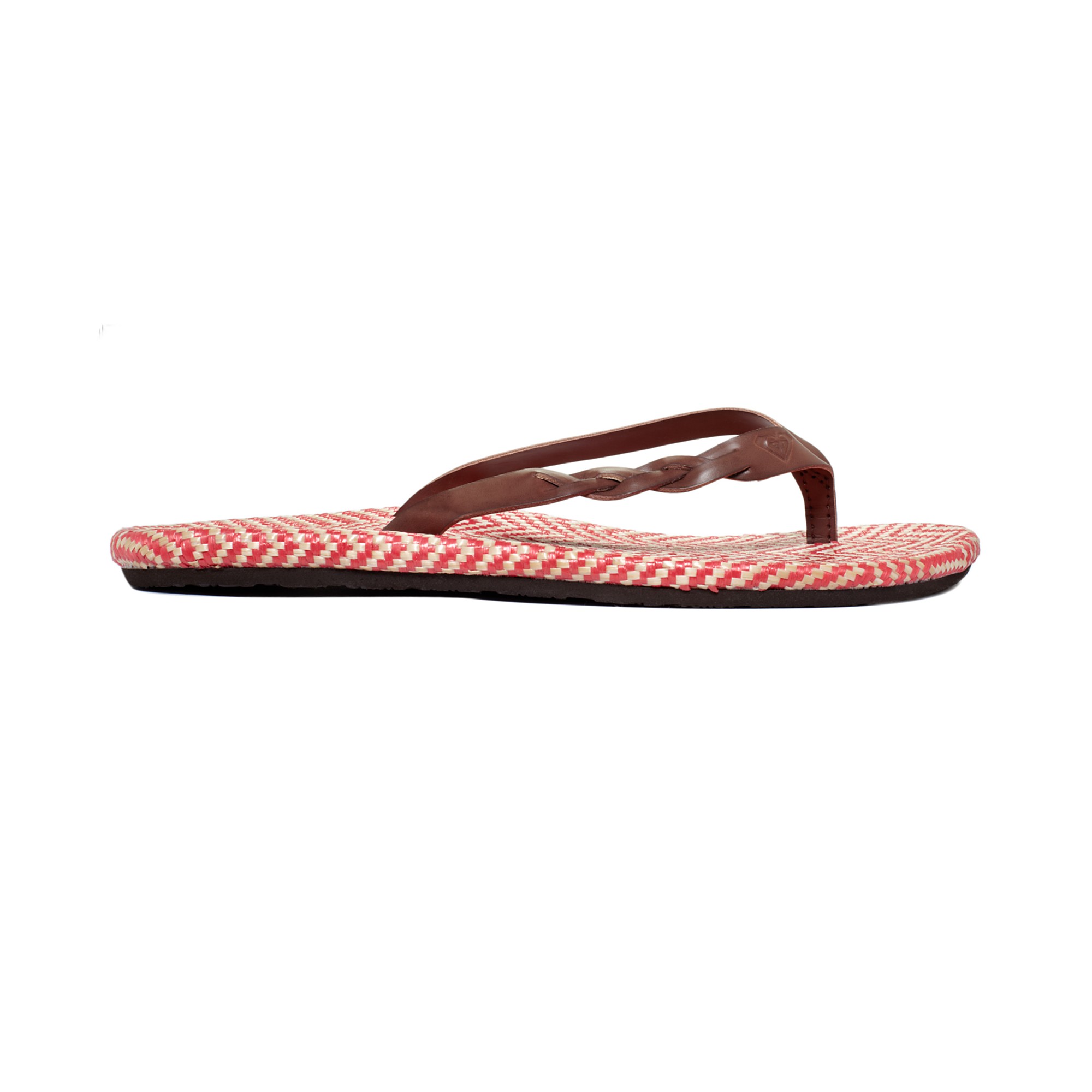 tan roxy flip flops
