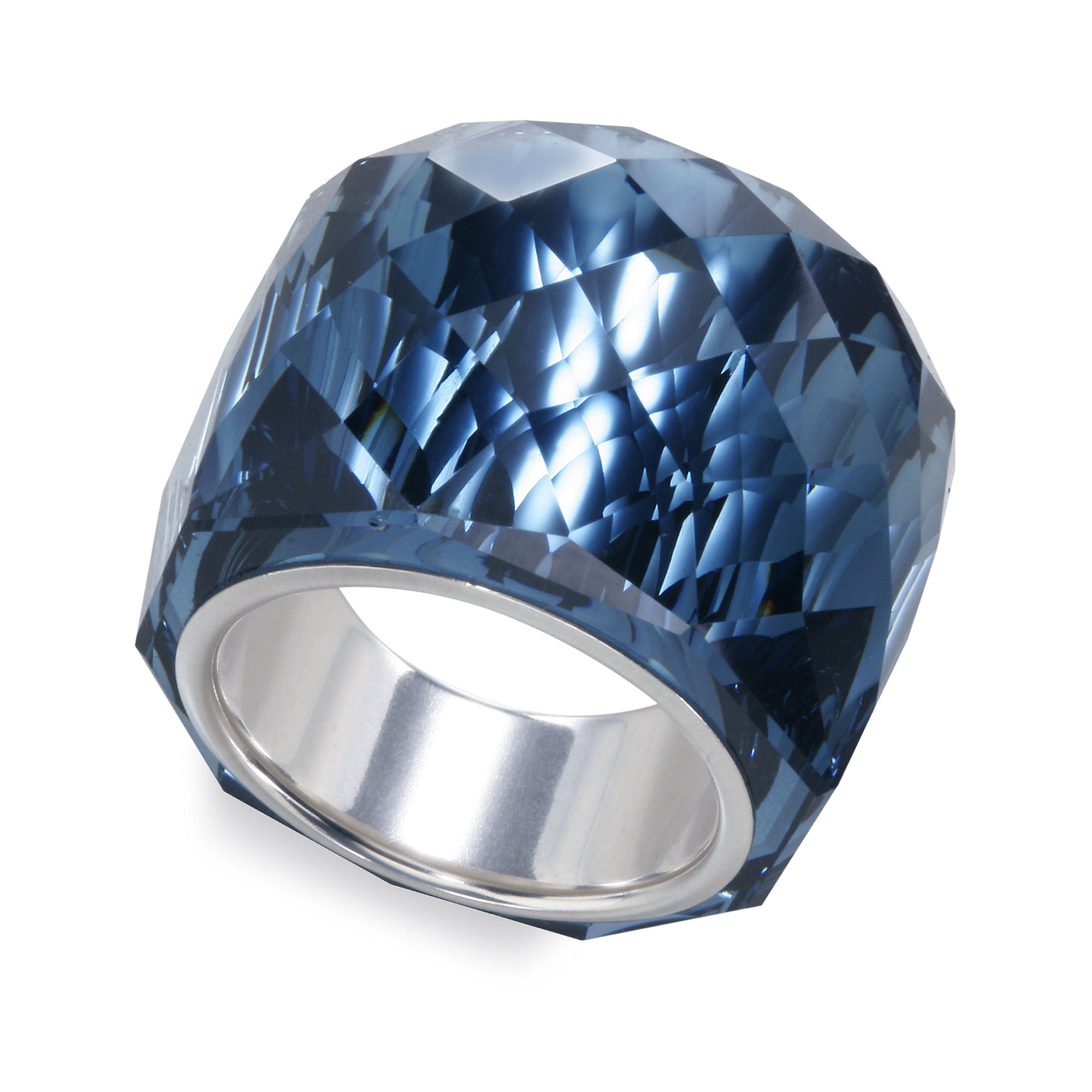 Swarovski Nirvana Montana Crystal Ring in Blue - Lyst