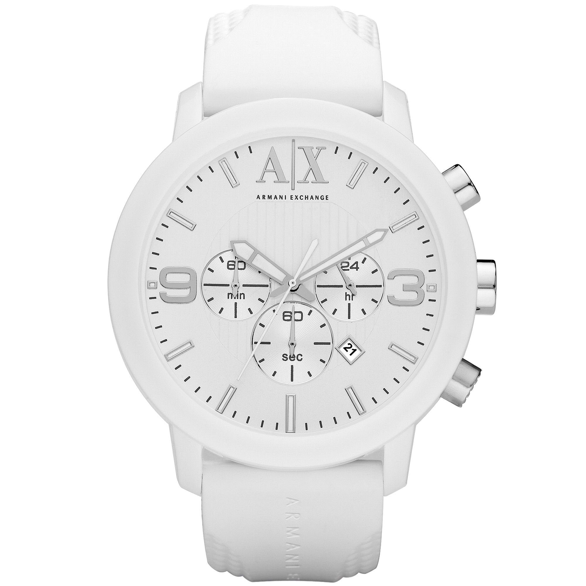 Armani Exchange Ax Armani Exchange Watch Mens Chronograph White ...
