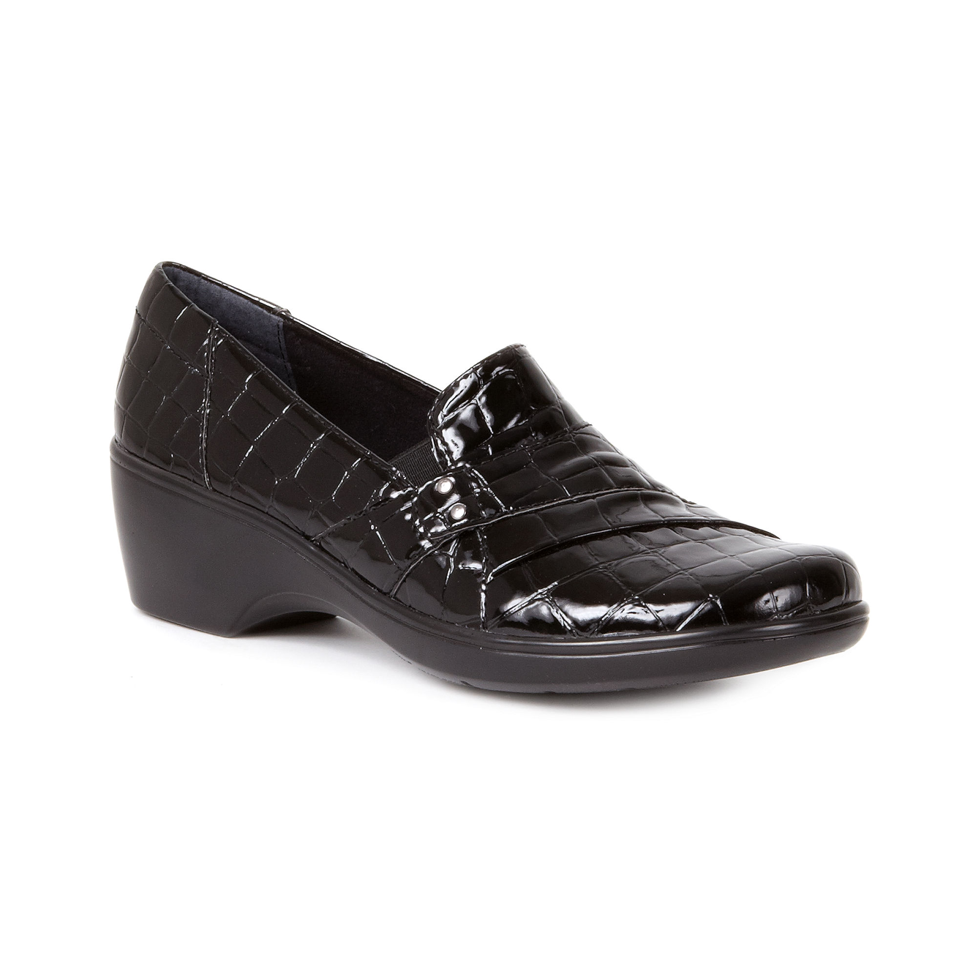 Clarks May Marigold Black Croc 