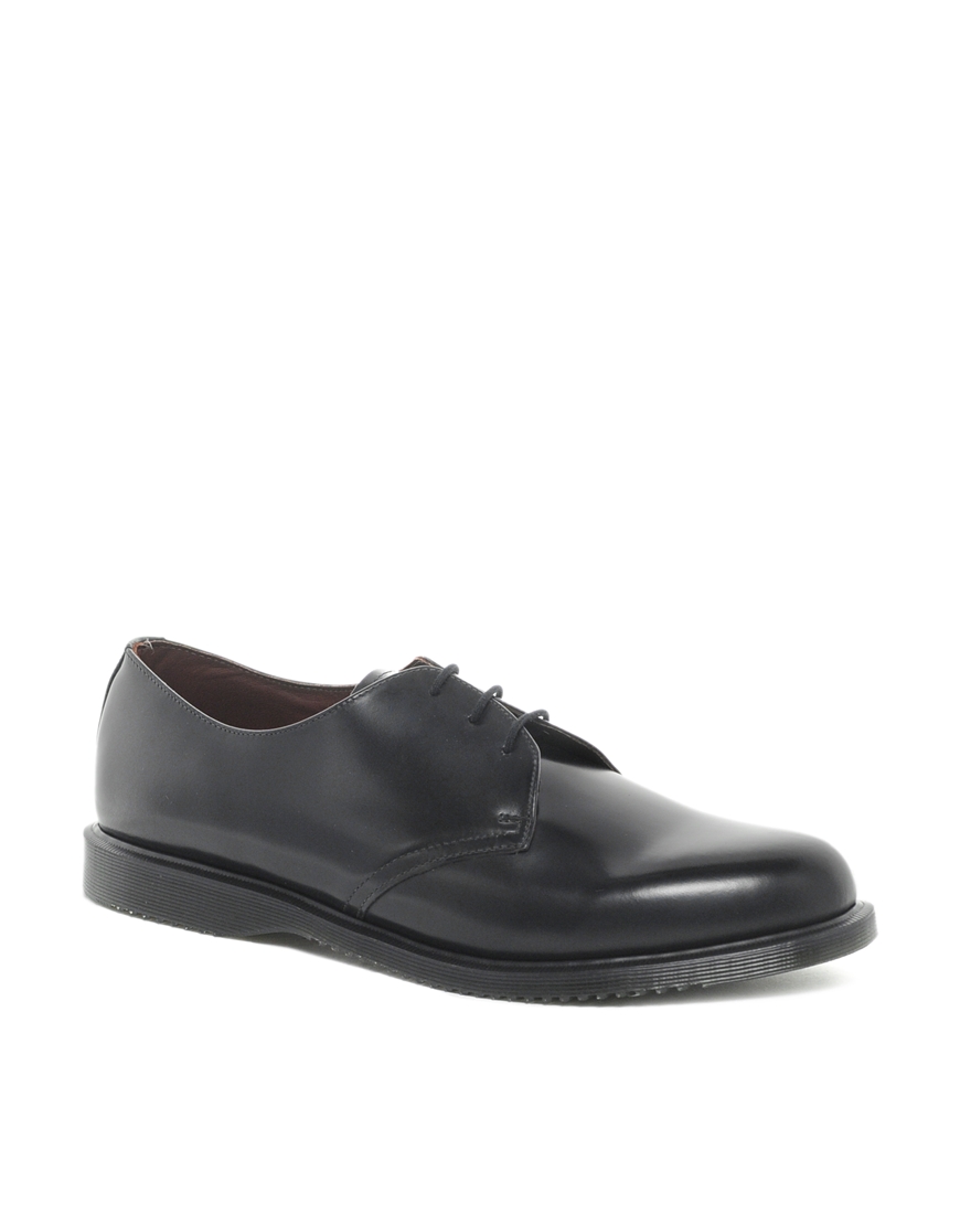 Ralph Lauren Dr Martens Kensington Derby Shoes in Black for Men - Lyst