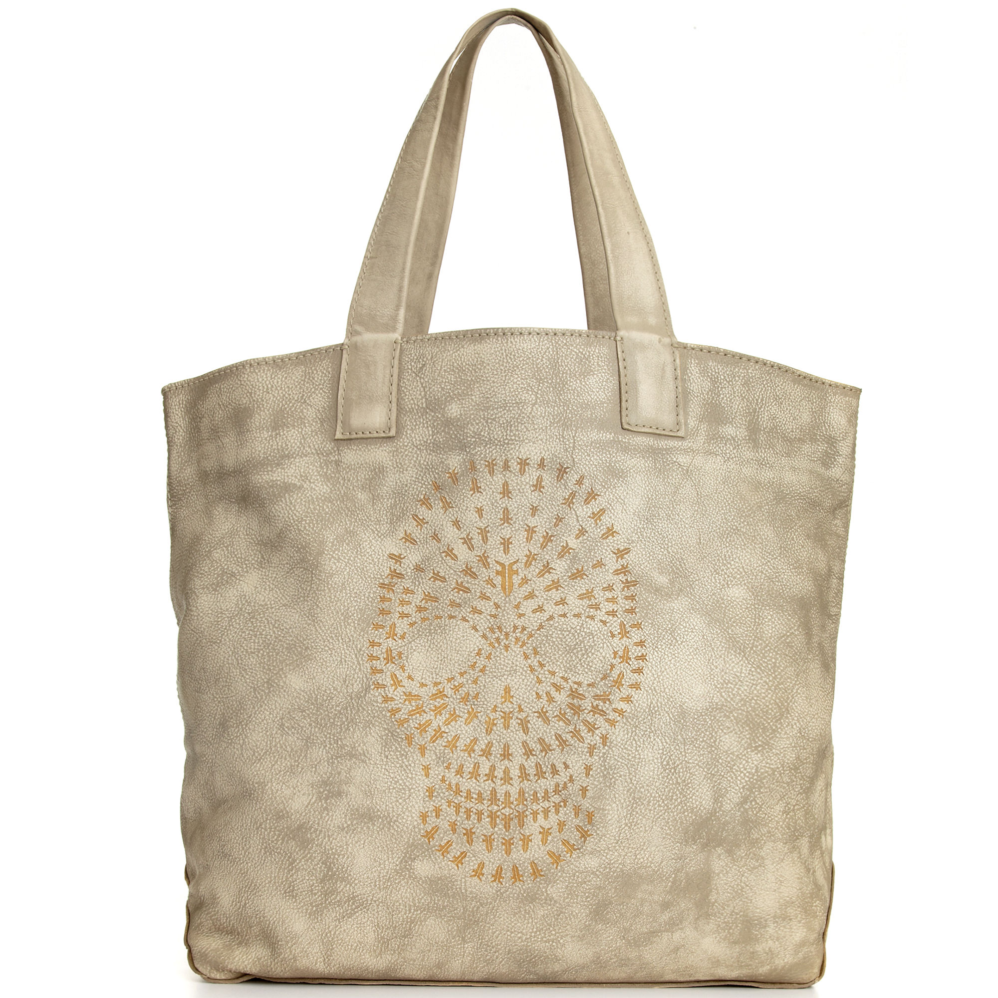 frye skull tote