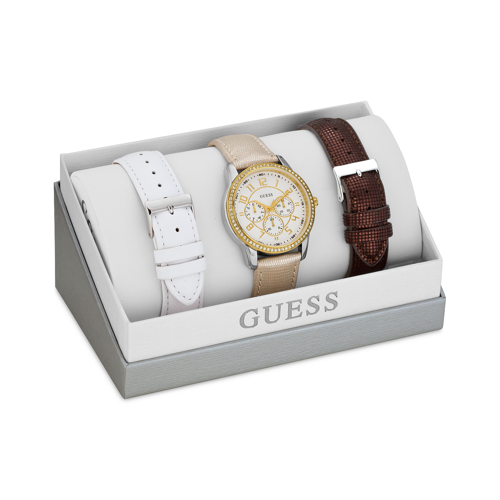 guess leather strap