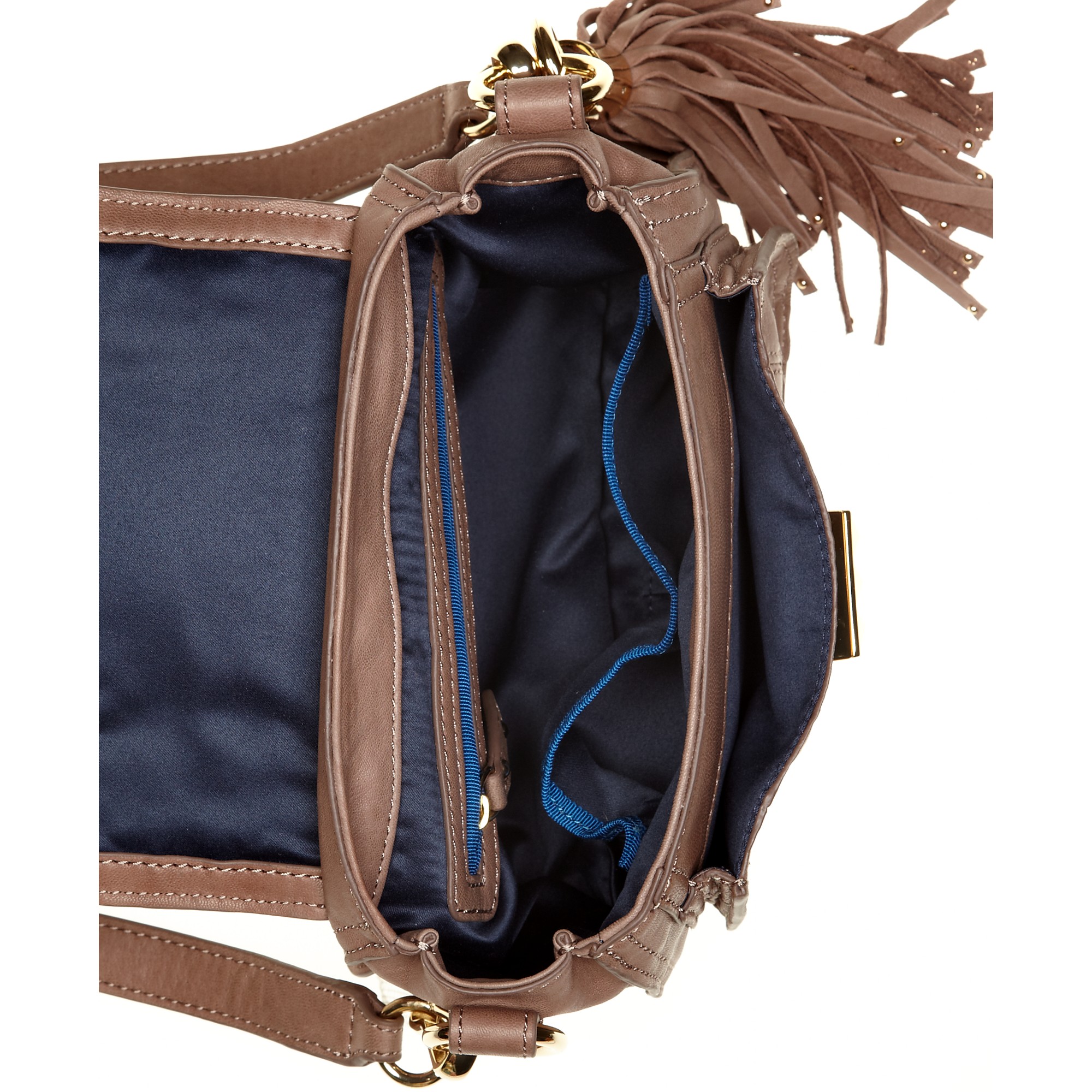 Juicy Couture Rockstar Leather Crossbody in Brown Lyst