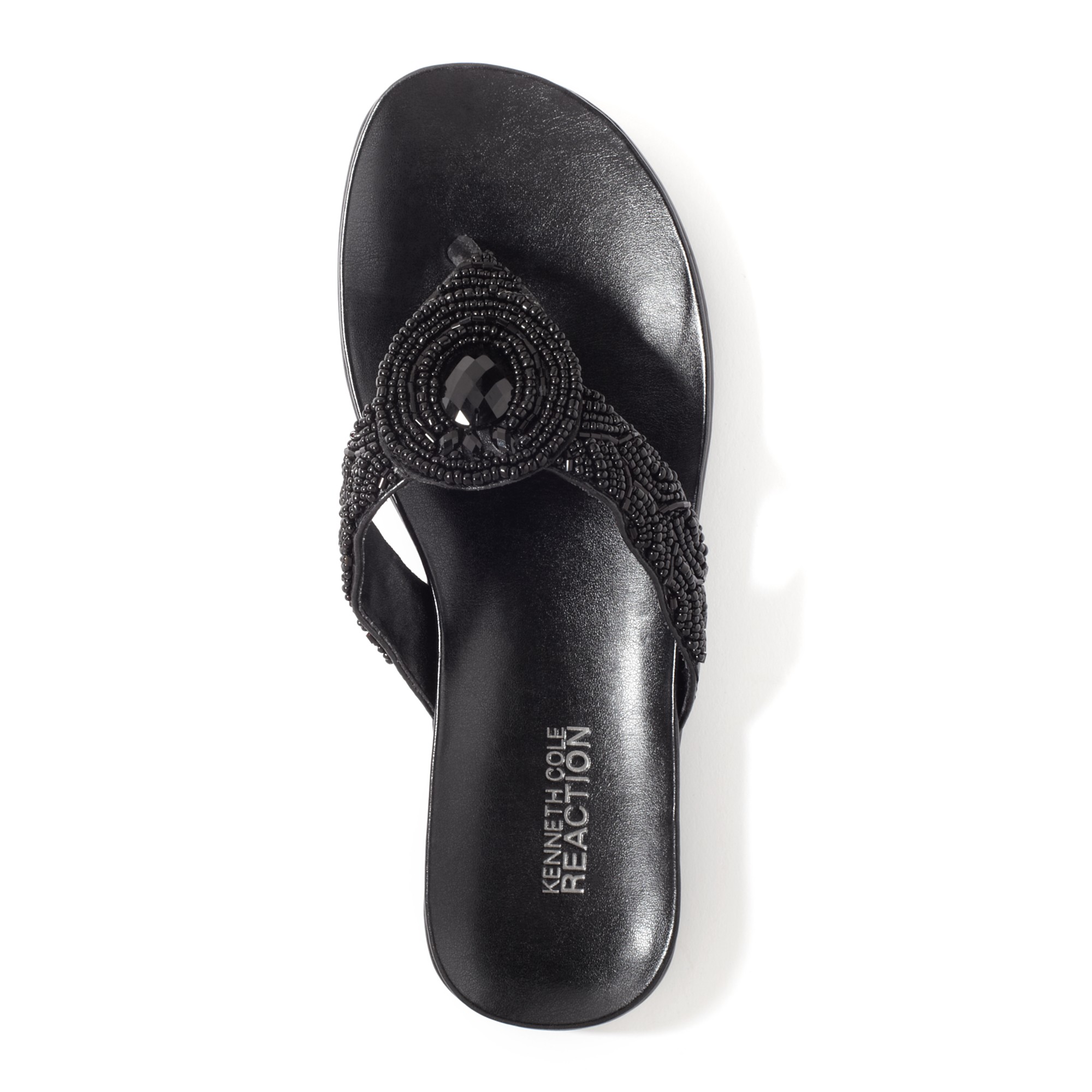 Lyst - Kenneth Cole Reaction Glam Artist Thong Sandals in Black
