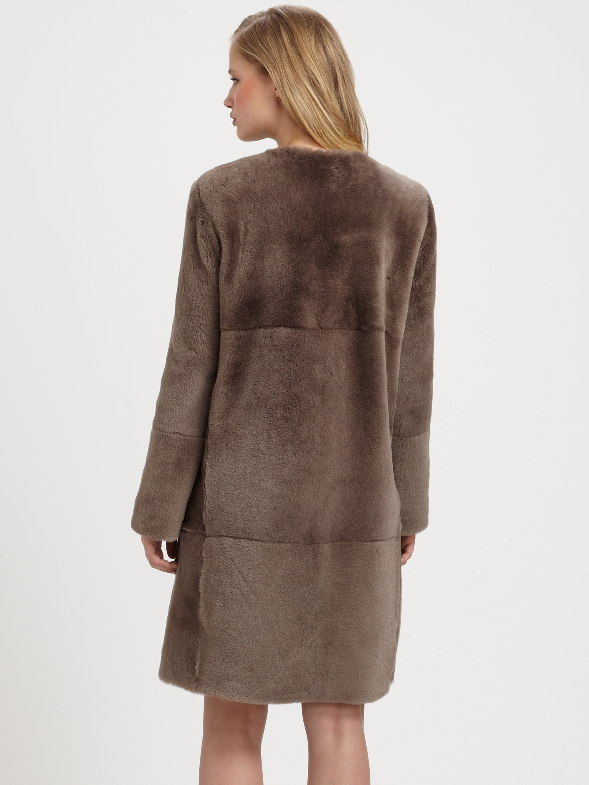 marc jacobs shearling jacket