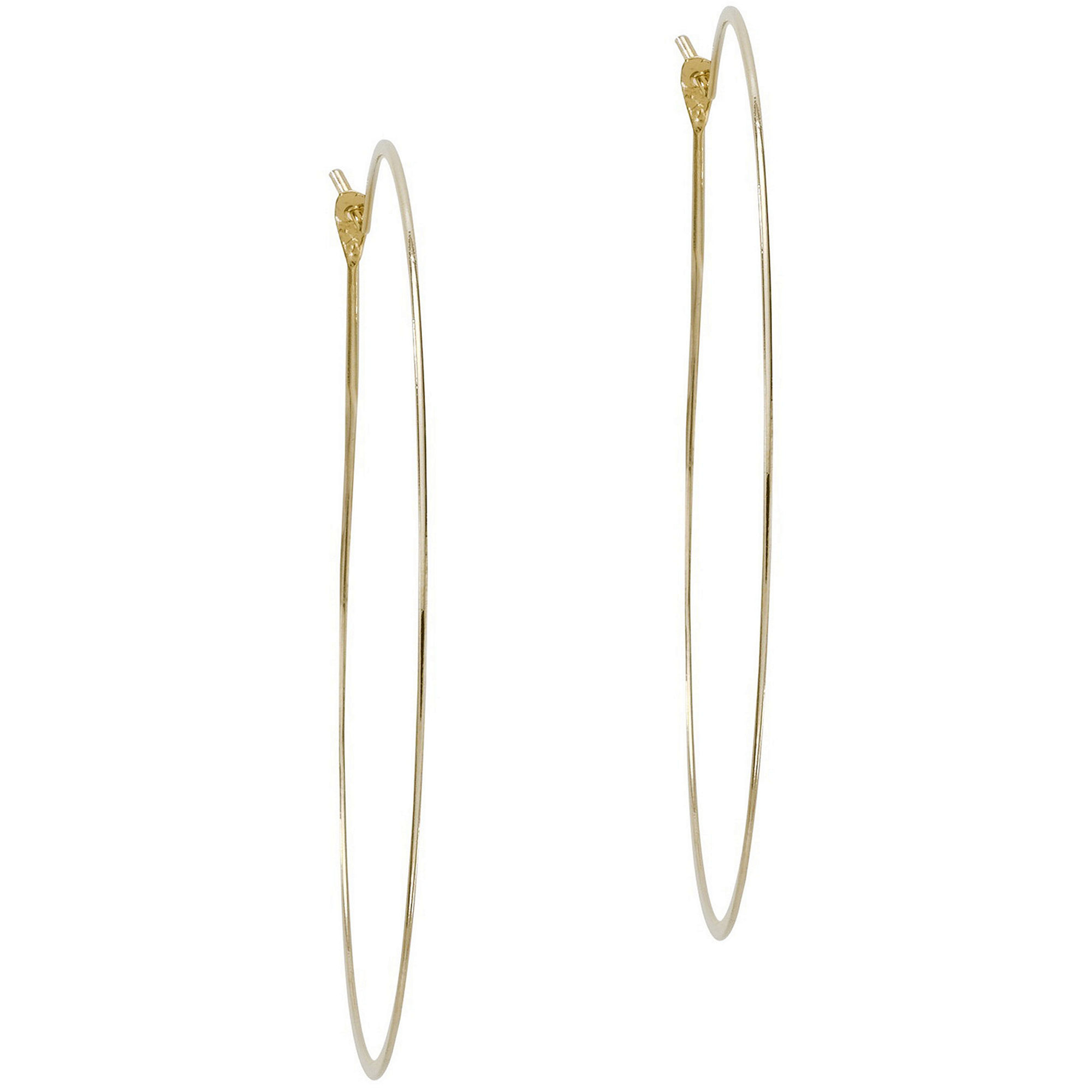 Michael Kors Thin Gold-Tone Hoop Earrings in Metallic - Lyst