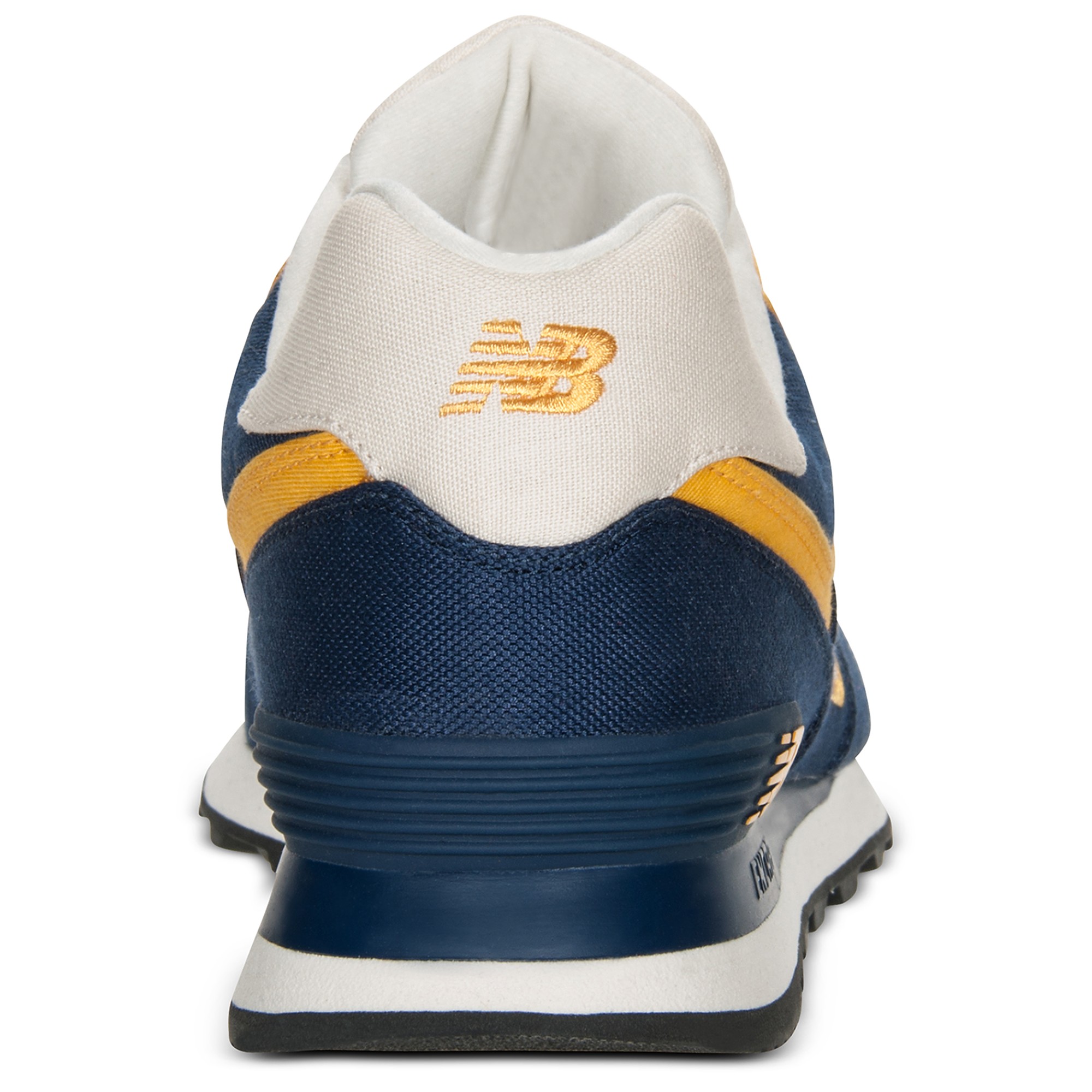 New Balance 574 Sneakers in Navy/Yellow (Blue) for Men Lyst