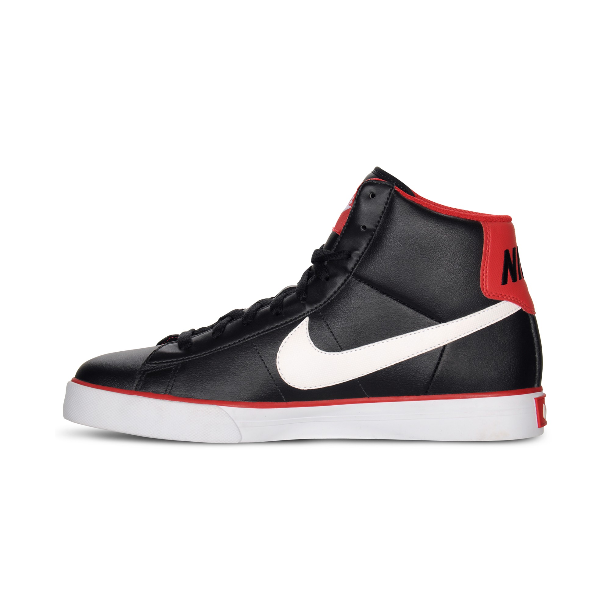 Nike Sweet Classic Leather High Top Sneakers in Black for Men | Lyst