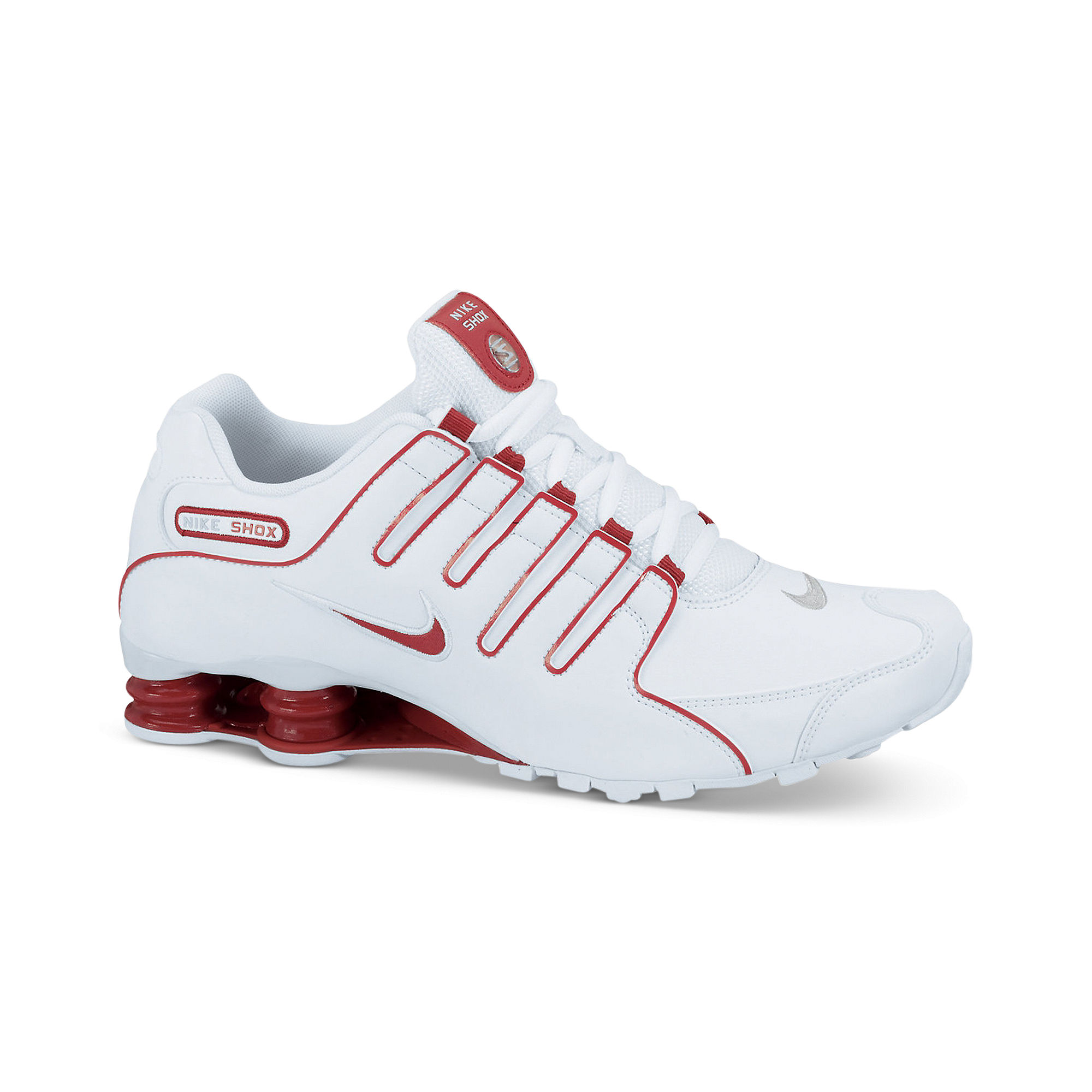 Nike Shox Nz Eu Sneakers in White for Men (white/red/grey) | Lyst