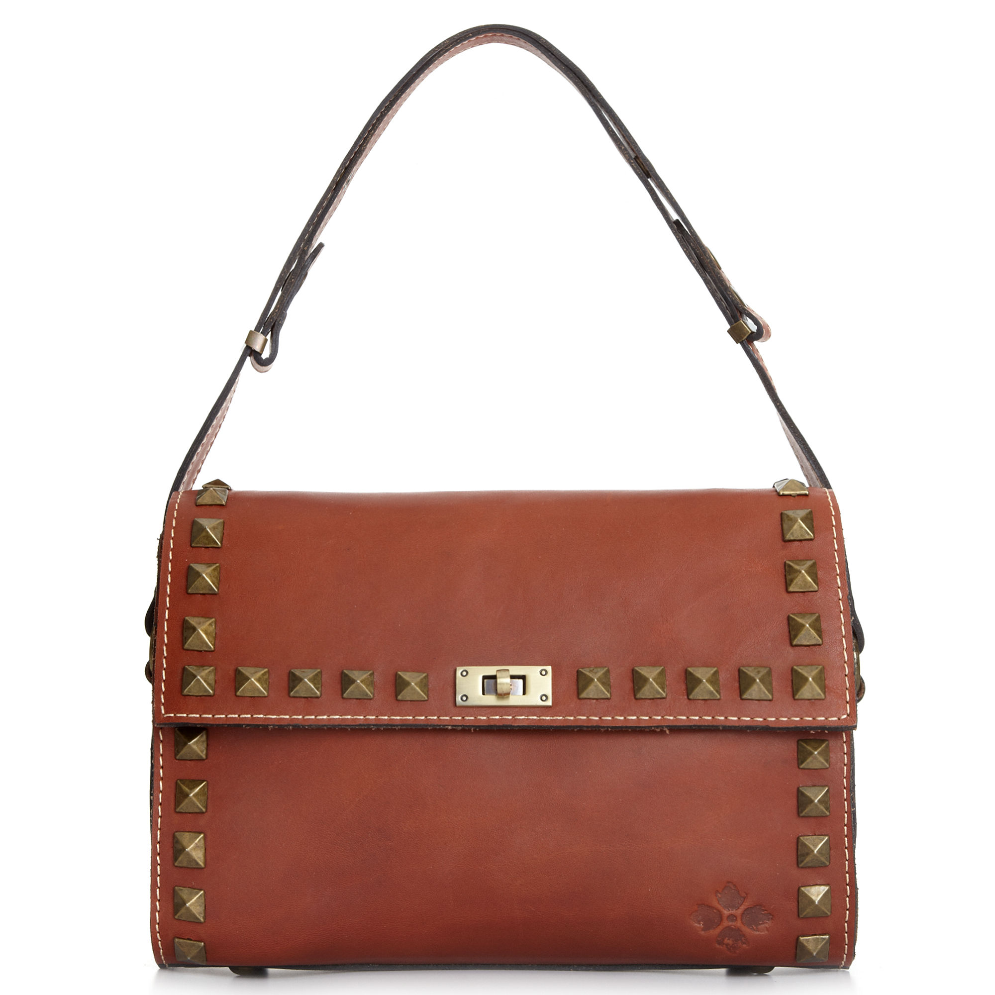Patricia nash Waxy Turnlock Shoulder Bag in Red Lyst