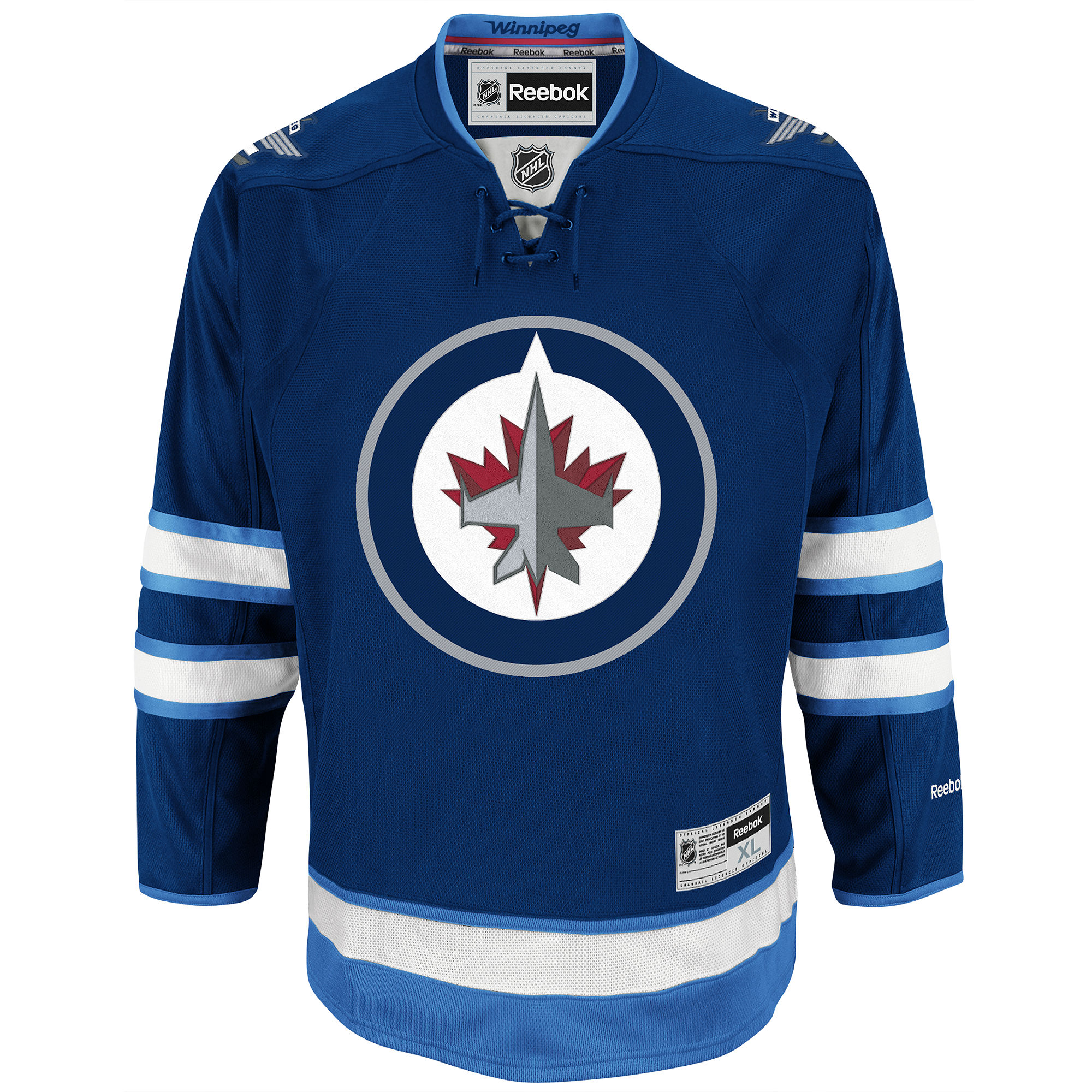 Reebok Winnipeg Jets Premier Hockey Jersey in Blue Navy (Blue) for Men - Lyst