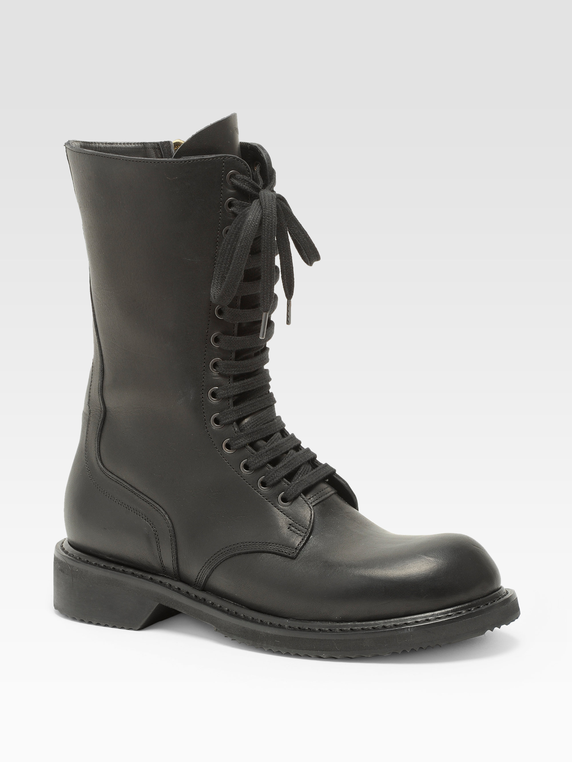 all black boot