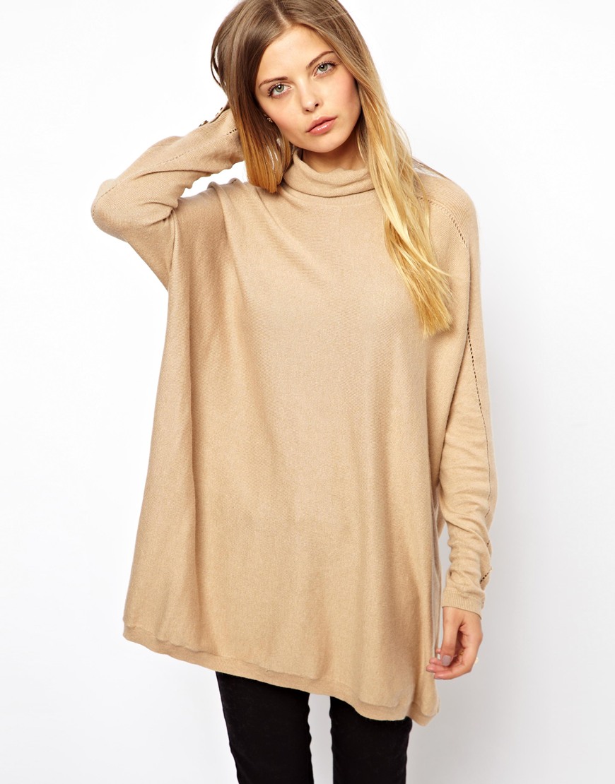 oversized polo jumper