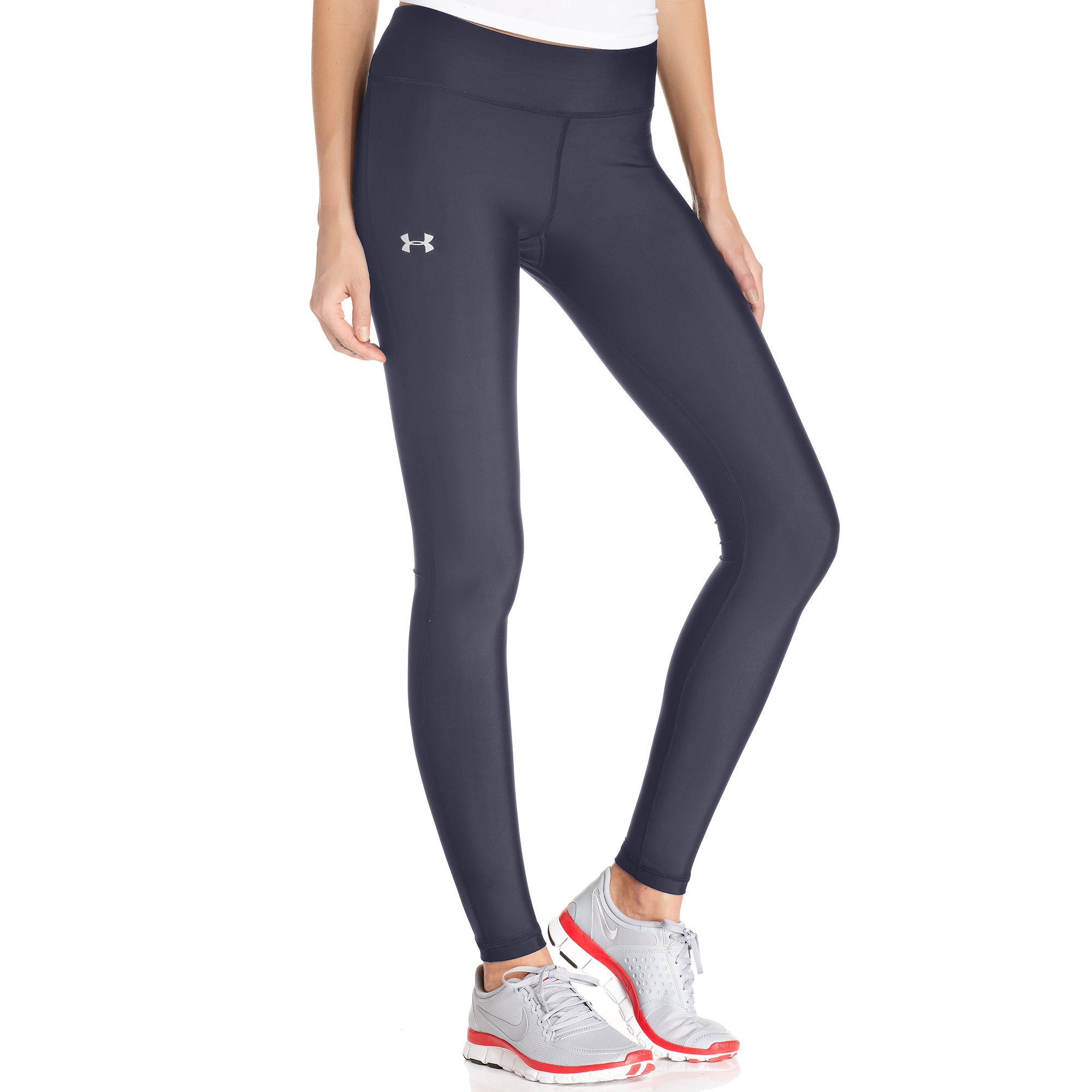 Under Armour Authentic Tight Active Leggings in Lead (Gray) - Lyst