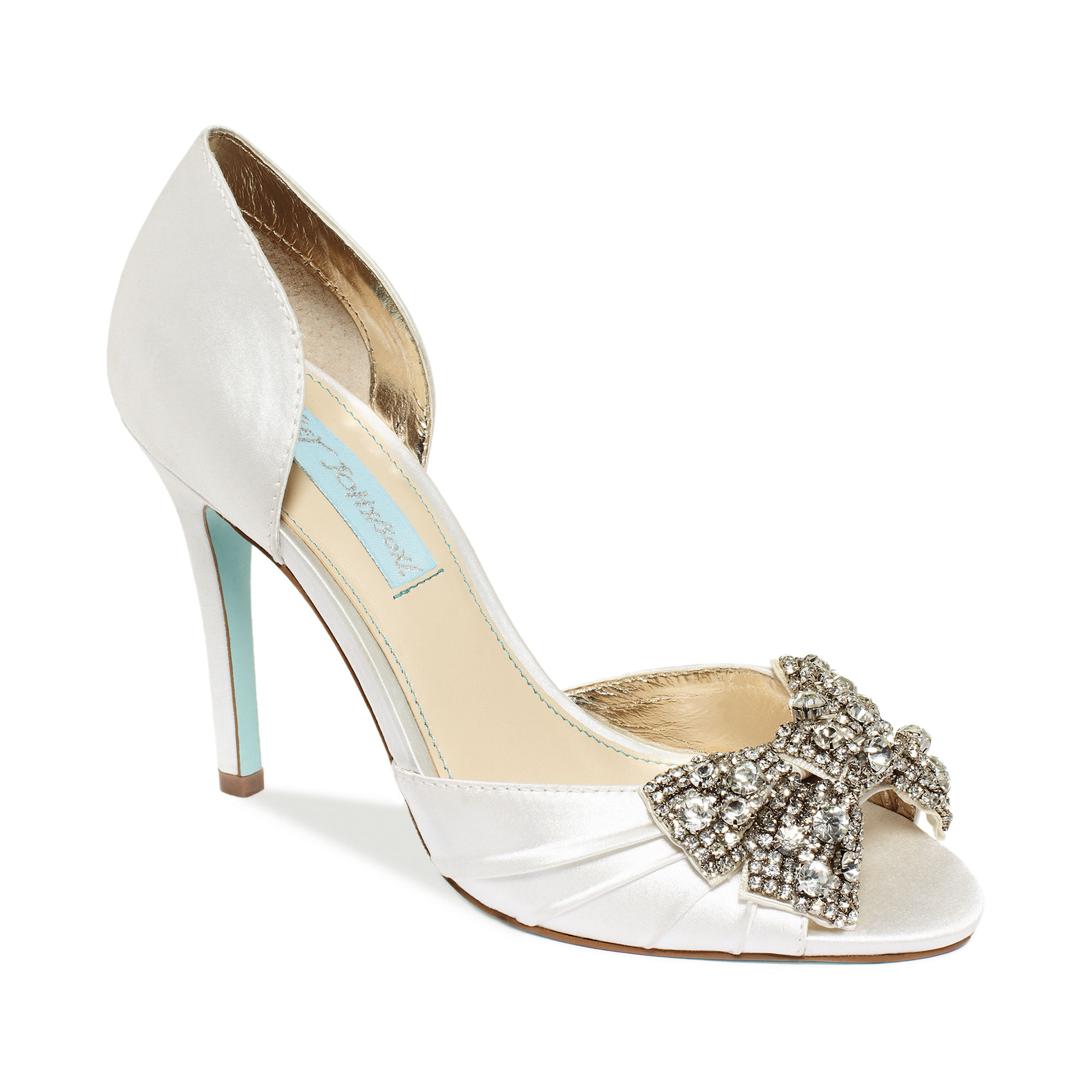 Betsey Johnson Blue By Gown Evening Pumps in White (Silver) | Lyst