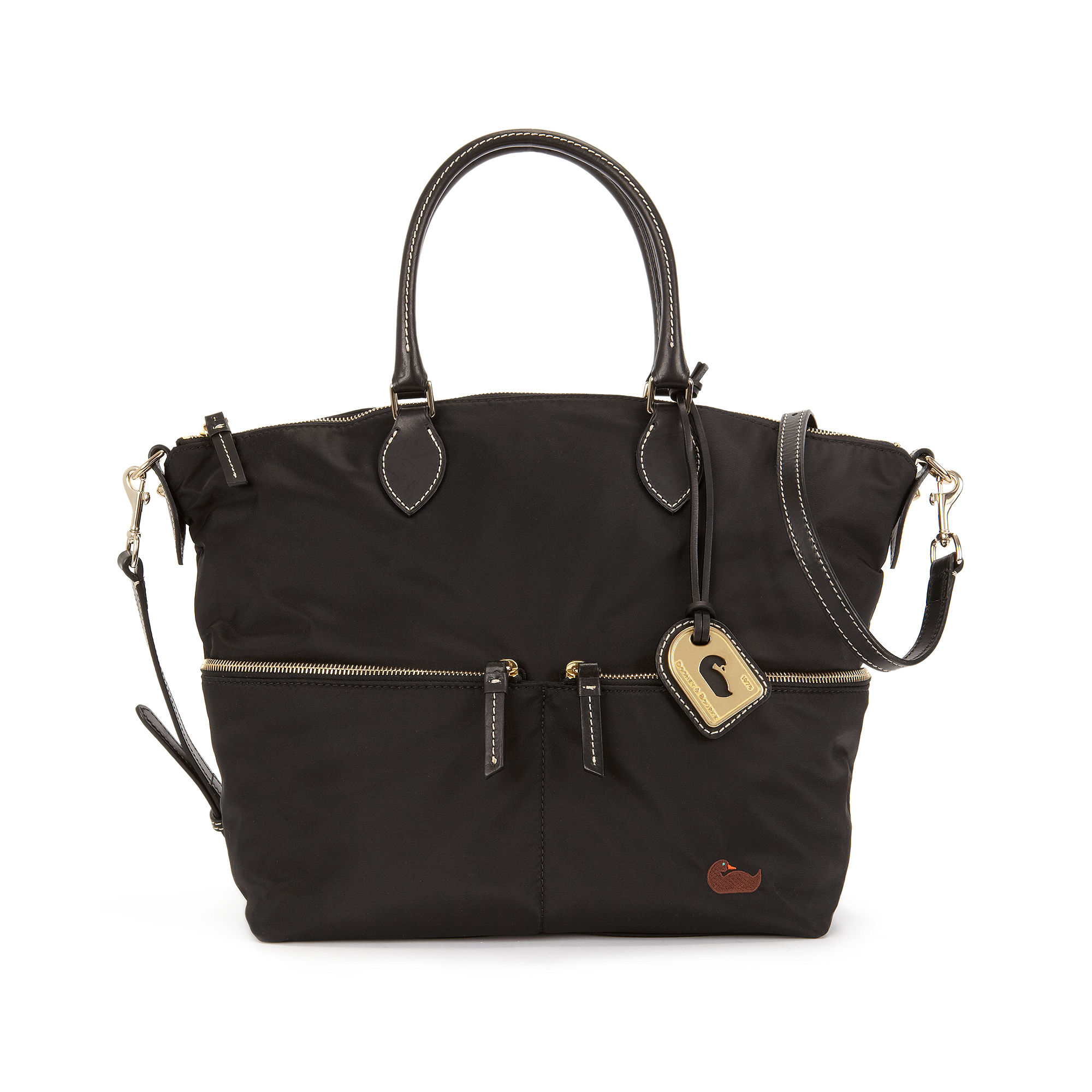Lyst Dooney & bourke Nylon Vanessa Bag in Black