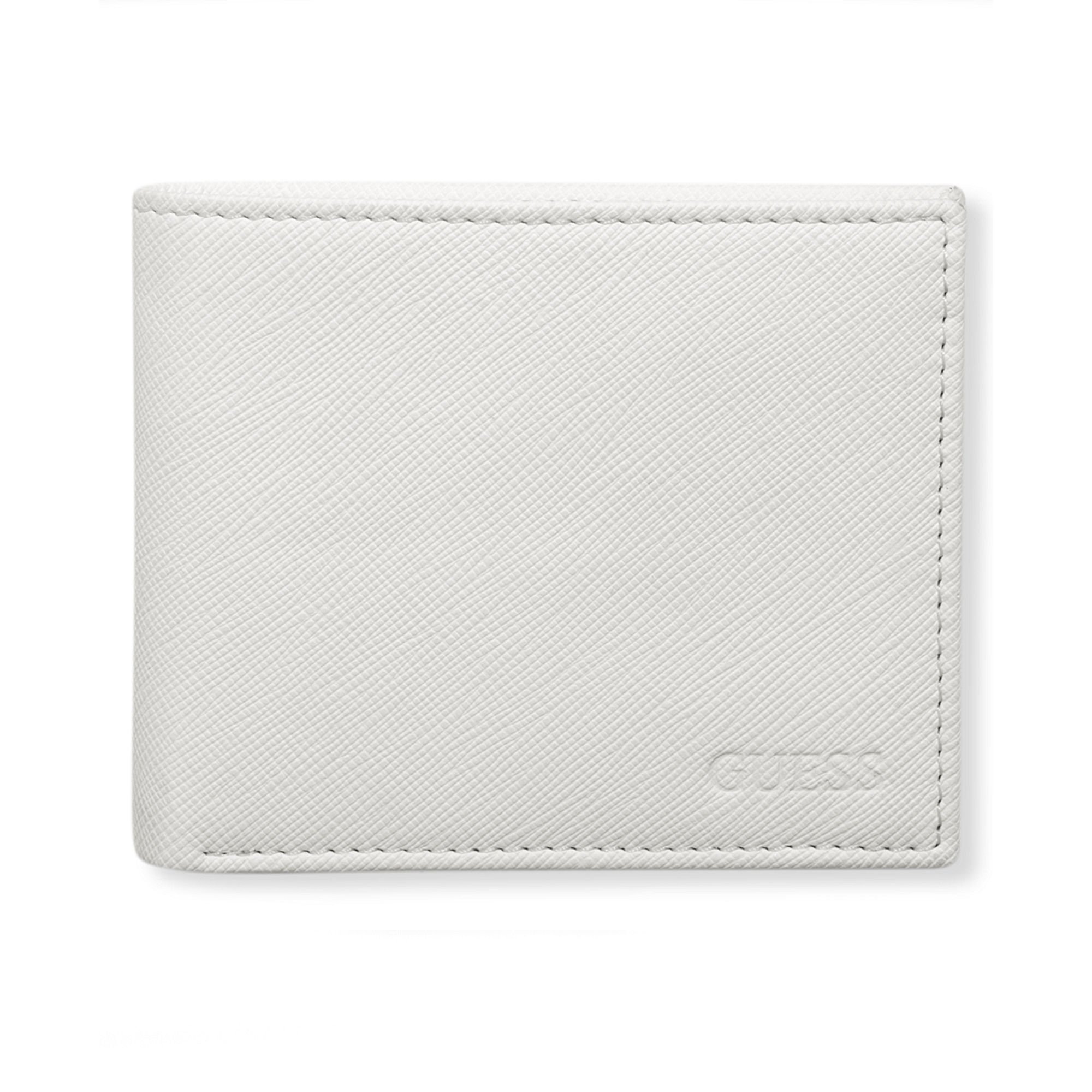 Guess Wallets Sarasota Passcase Wallet in White for Men - Lyst