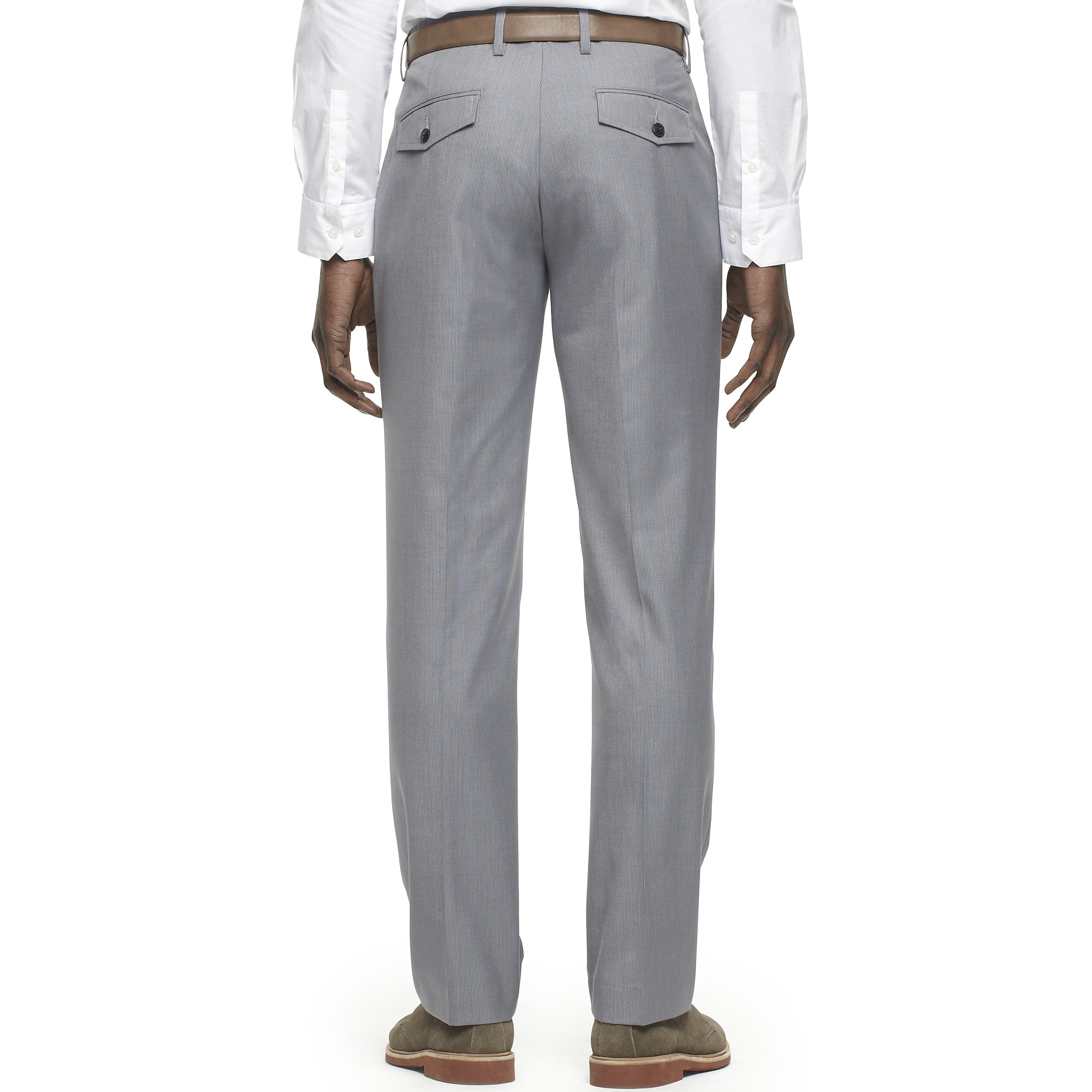 Kenneth Cole Reaction Back Flap Pocket Pants in Gray for Men | Lyst