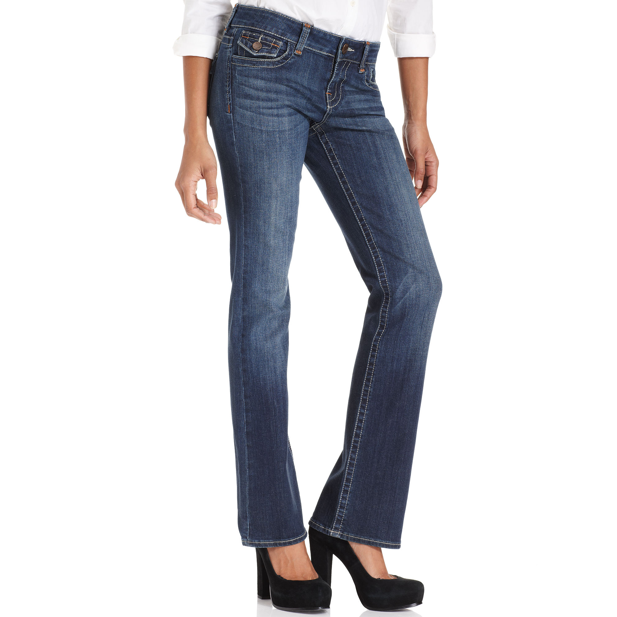Kut From The Kloth Natalie Bootcutleg Jeans in Blue | Lyst