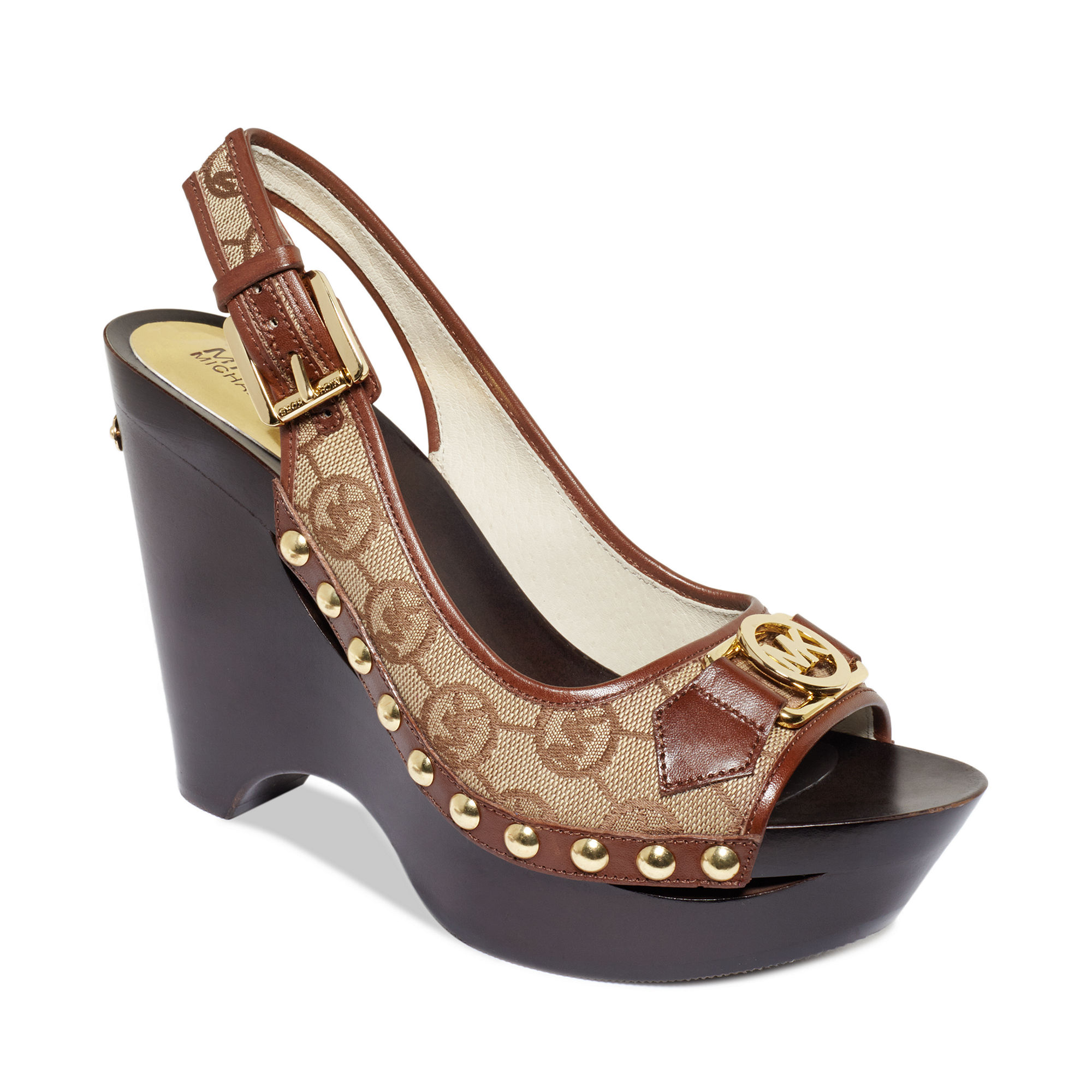 Michael kors charm wedge sandals 2025
