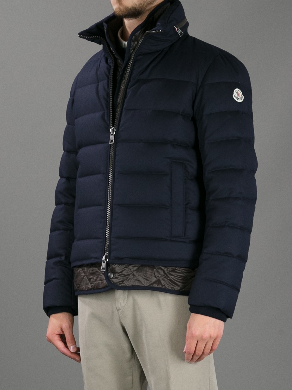 Moncler Tierce Jacket in Blue for Men - Lyst
