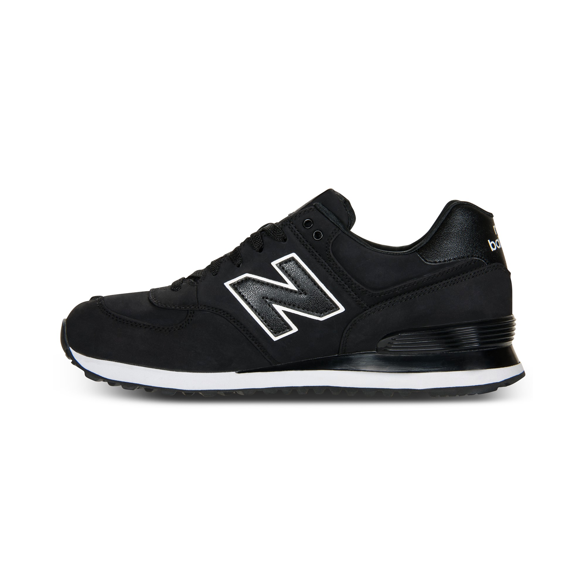 New Balance 574 Sneakers in Black/White (Black) for Men - Lyst