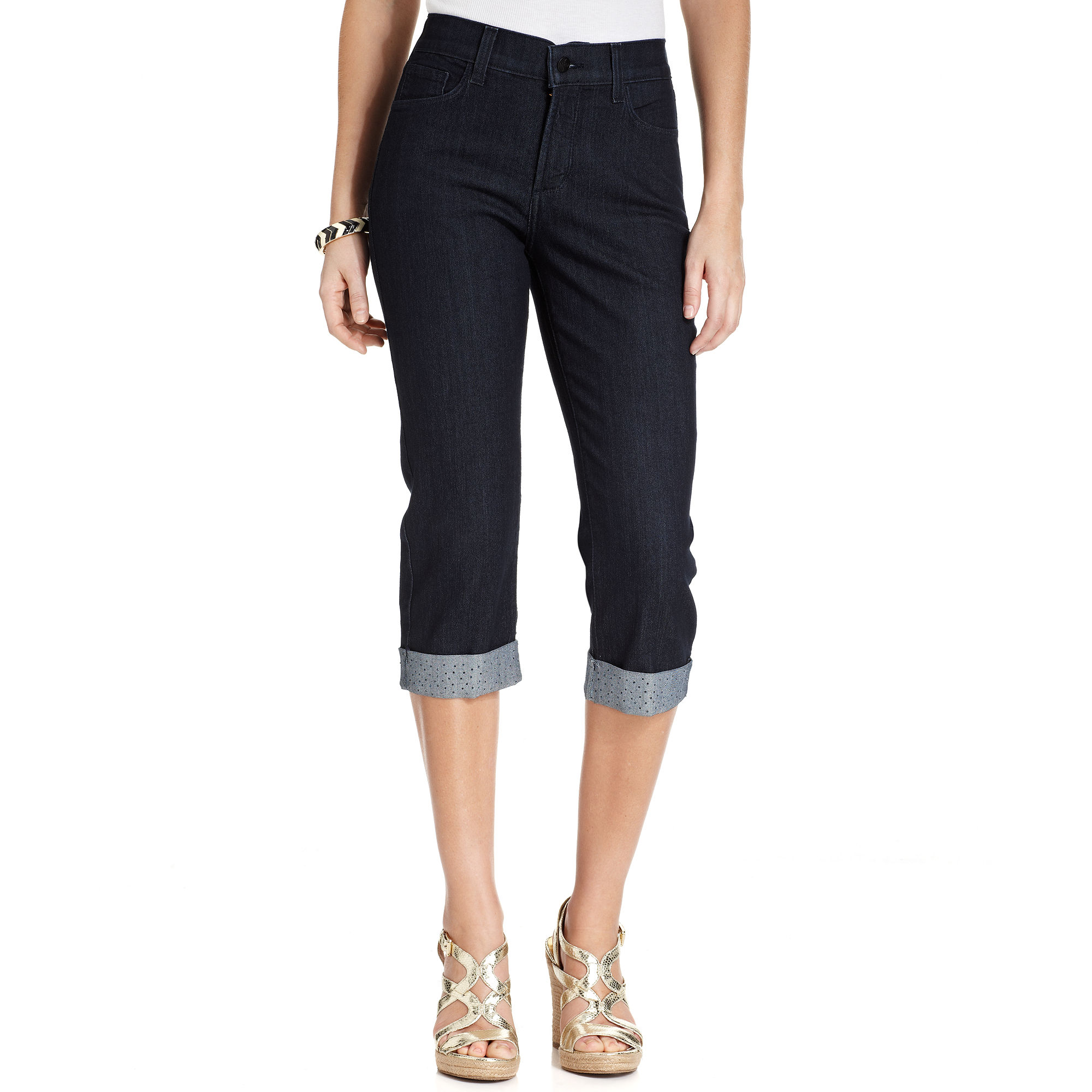 Lyst - Not Your Daughter'S Jeans Nydj Jeans Alyssa Skinny Studded ...