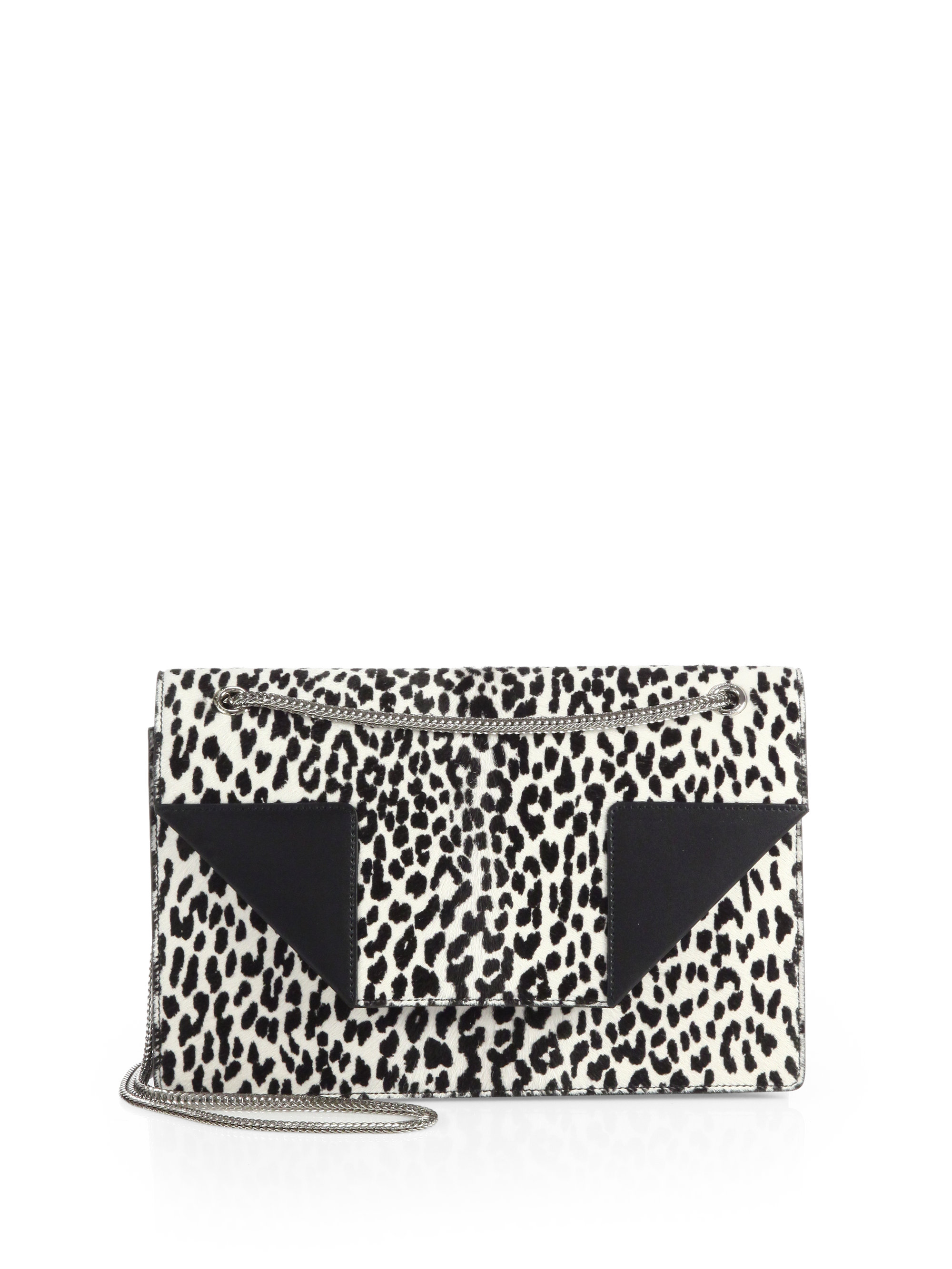 iv sen loren shoes - Saint laurent Betty 2 Medium Baby Cat Print Calf Hair Chain ...