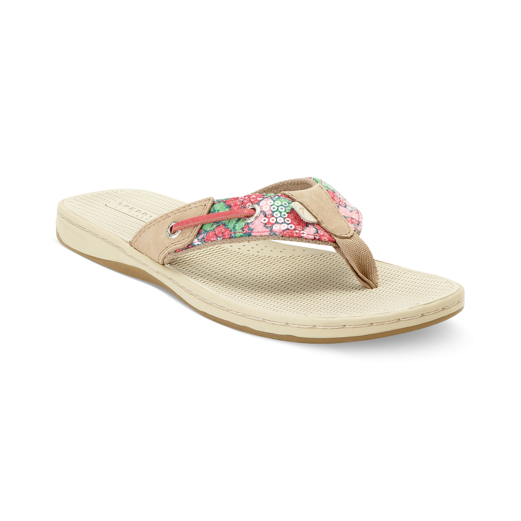 sperry women's seafish thong sandals