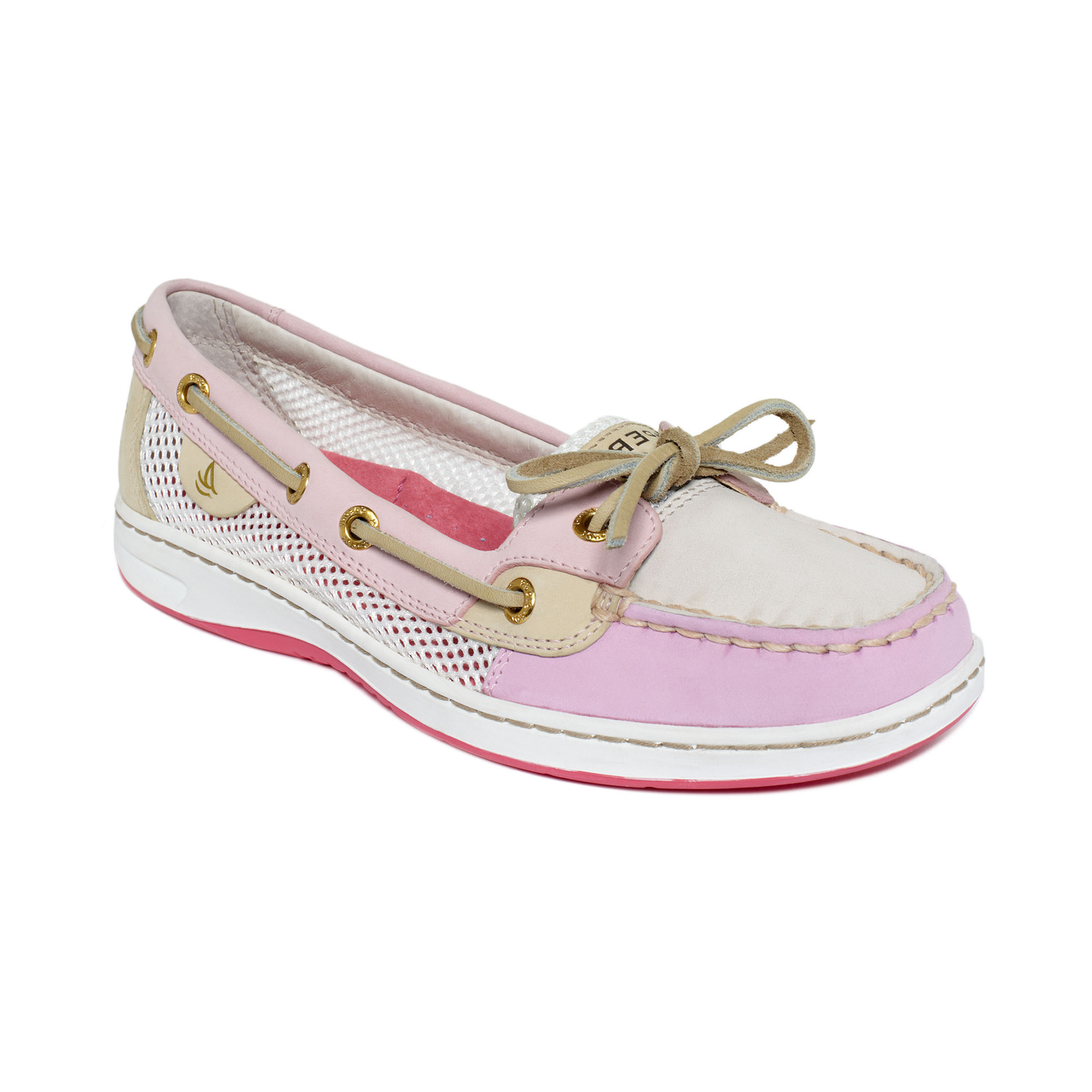 pink sperry shoes