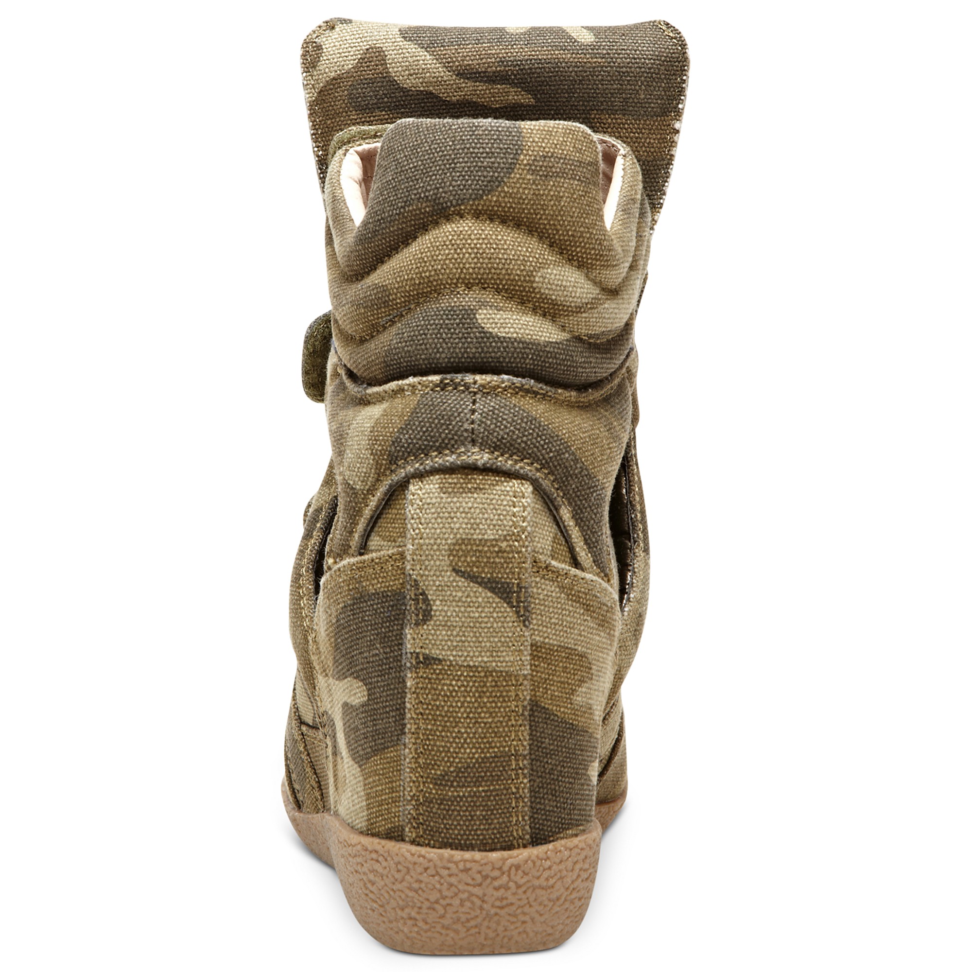 Steve Madden Hilight Wedge Sneakers in Camo (Green) - Lyst