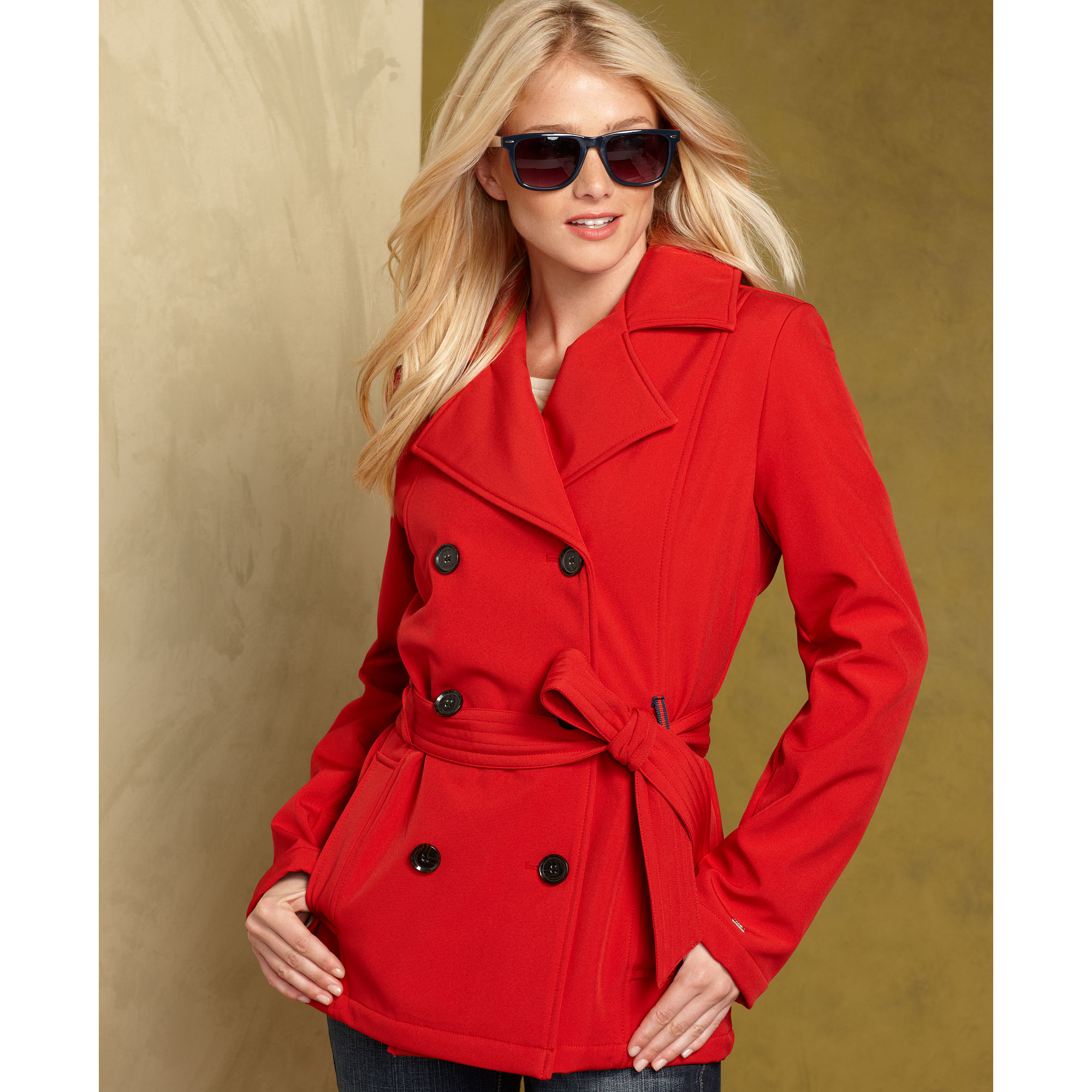 Tommy hilfiger heritage single breasted hotsell trench coat