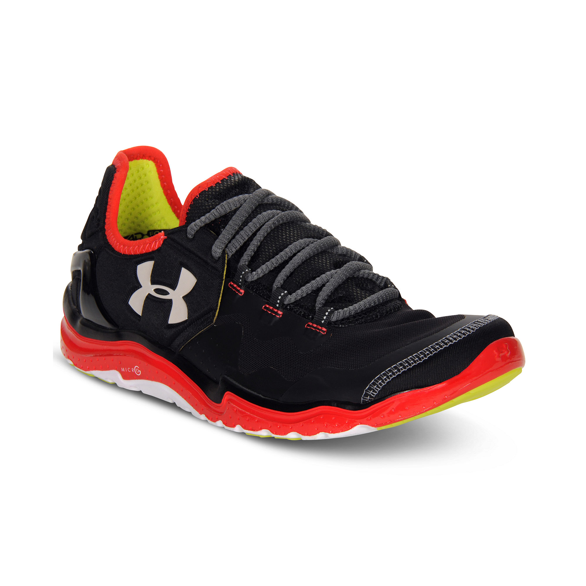 Under Armour Charge Rc 2 Running Sneakers in Black/Red/White (Black) for  Men | Lyst