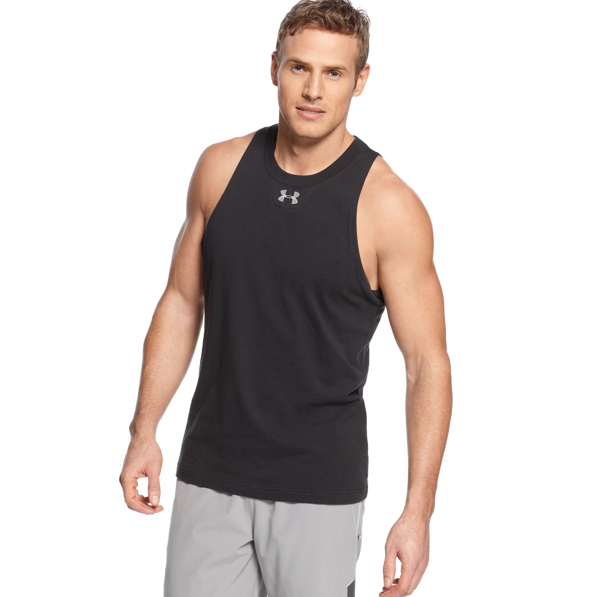 Top Under Armour UA Charged Cotton Tank 