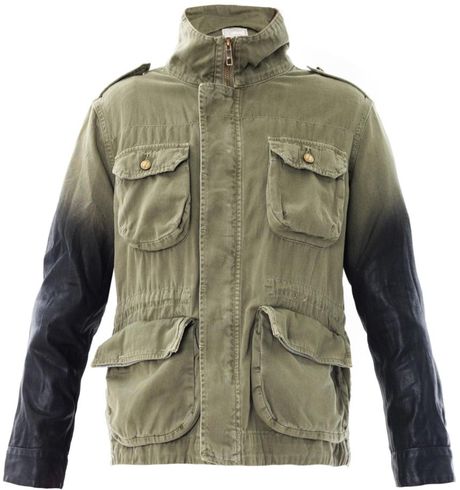 Current/elliott The Lone Soldier Military Jacket in Green for Men ...