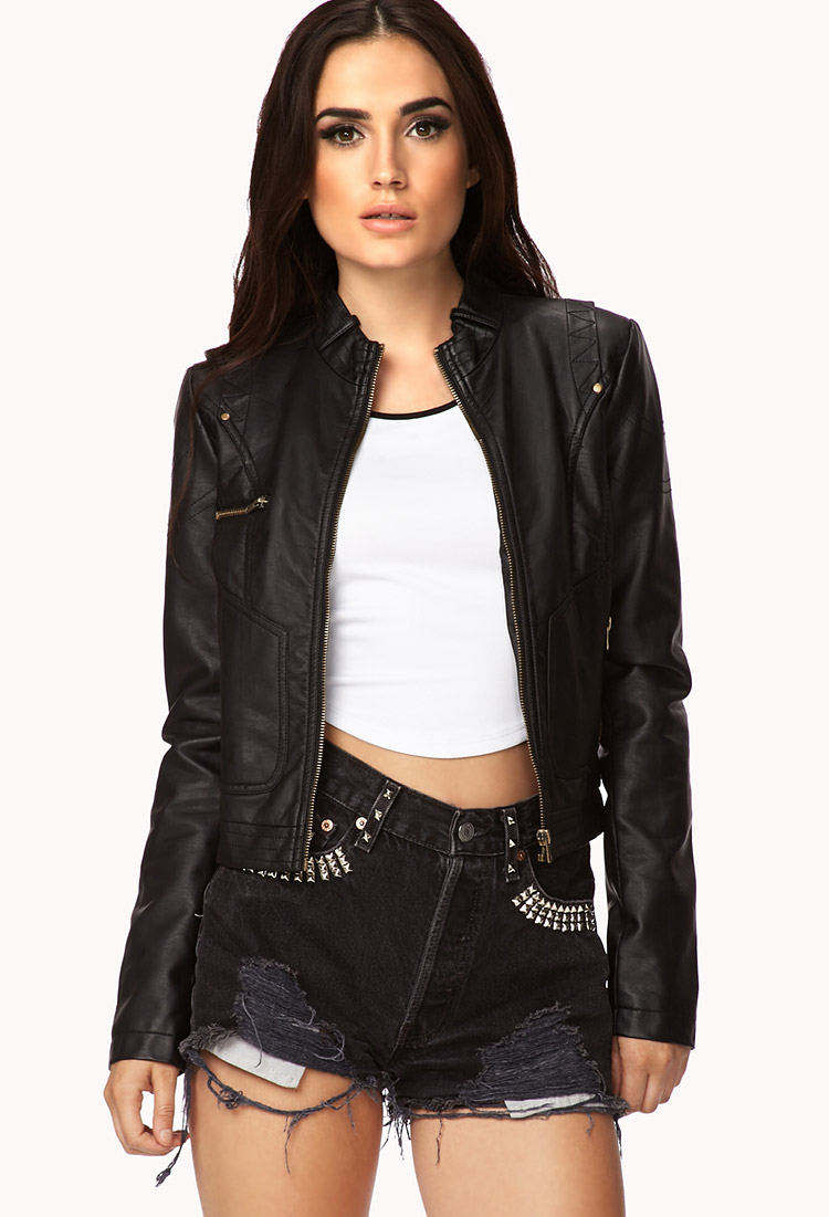 Black Jacket Forever 21 Pictures