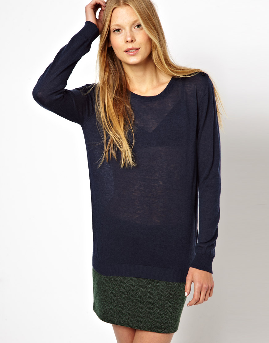 and other stories pink sequin jumper