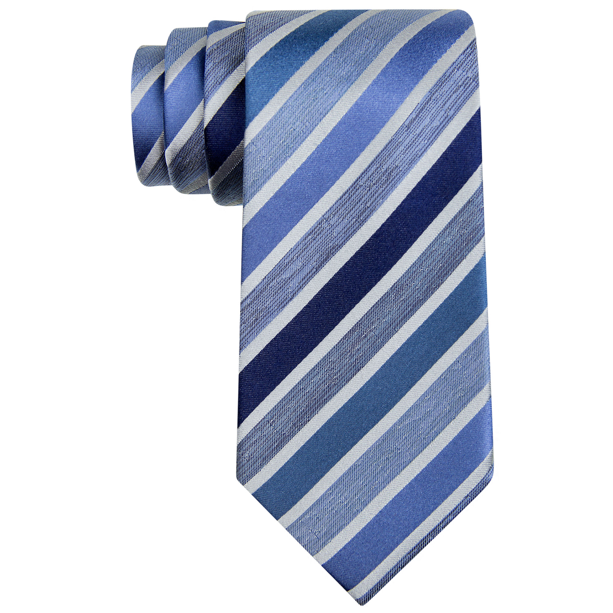 Kenneth Cole Reaction Oak Stripe Tie in Blue for Men (015) | Lyst