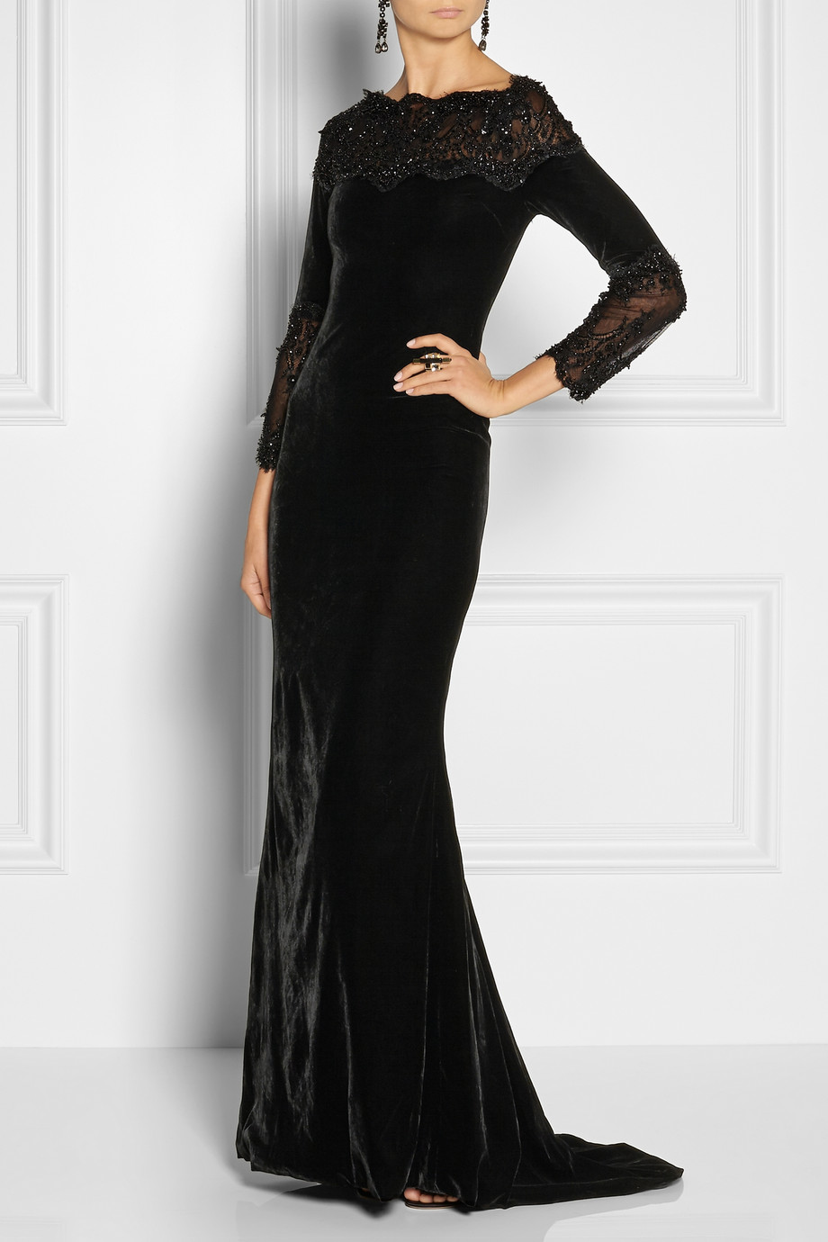 marchesa black gowns