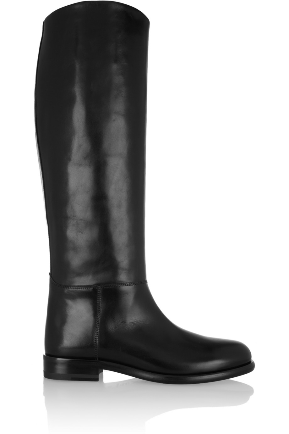 Marni Leather Knee Boots in Black - Lyst