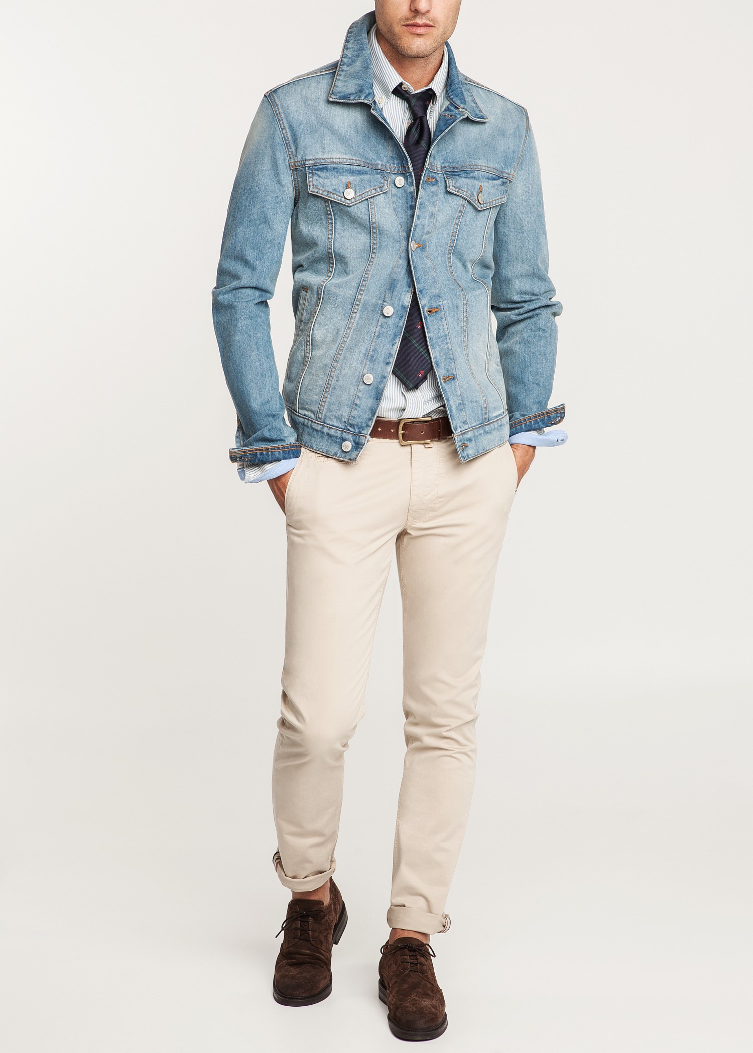 medium wash denim jacket mens