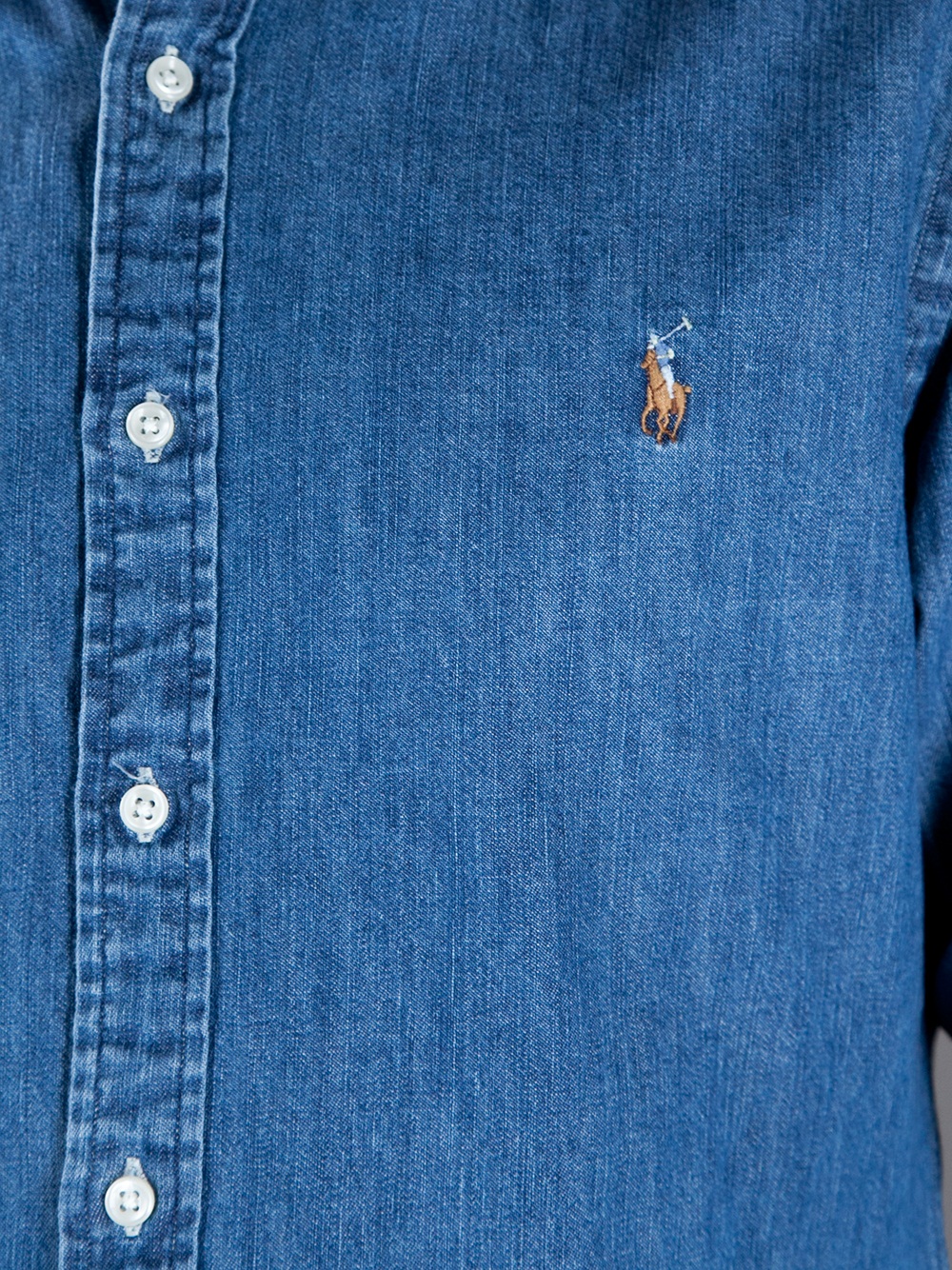 ralph lauren classic fit denim shirt