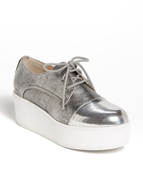 steve madden silver platforms