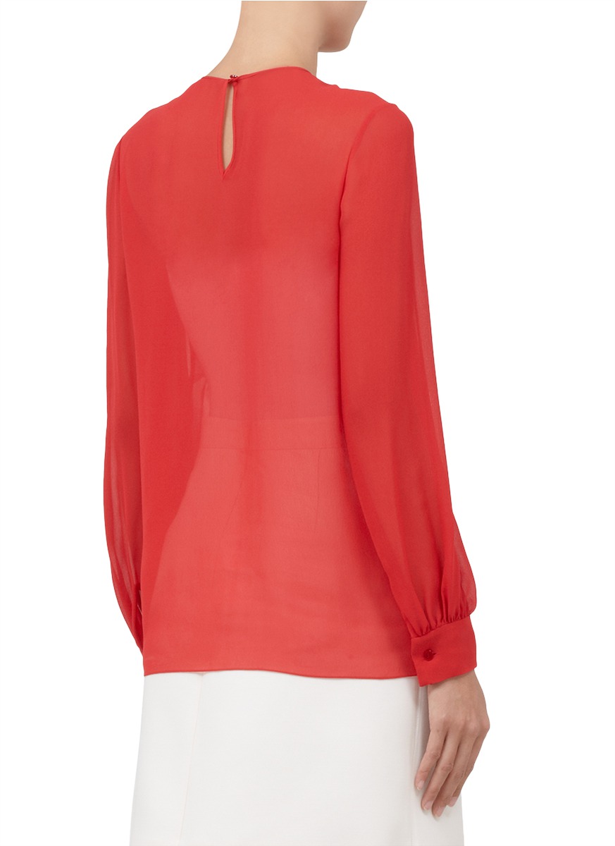 silk chiffon blouses