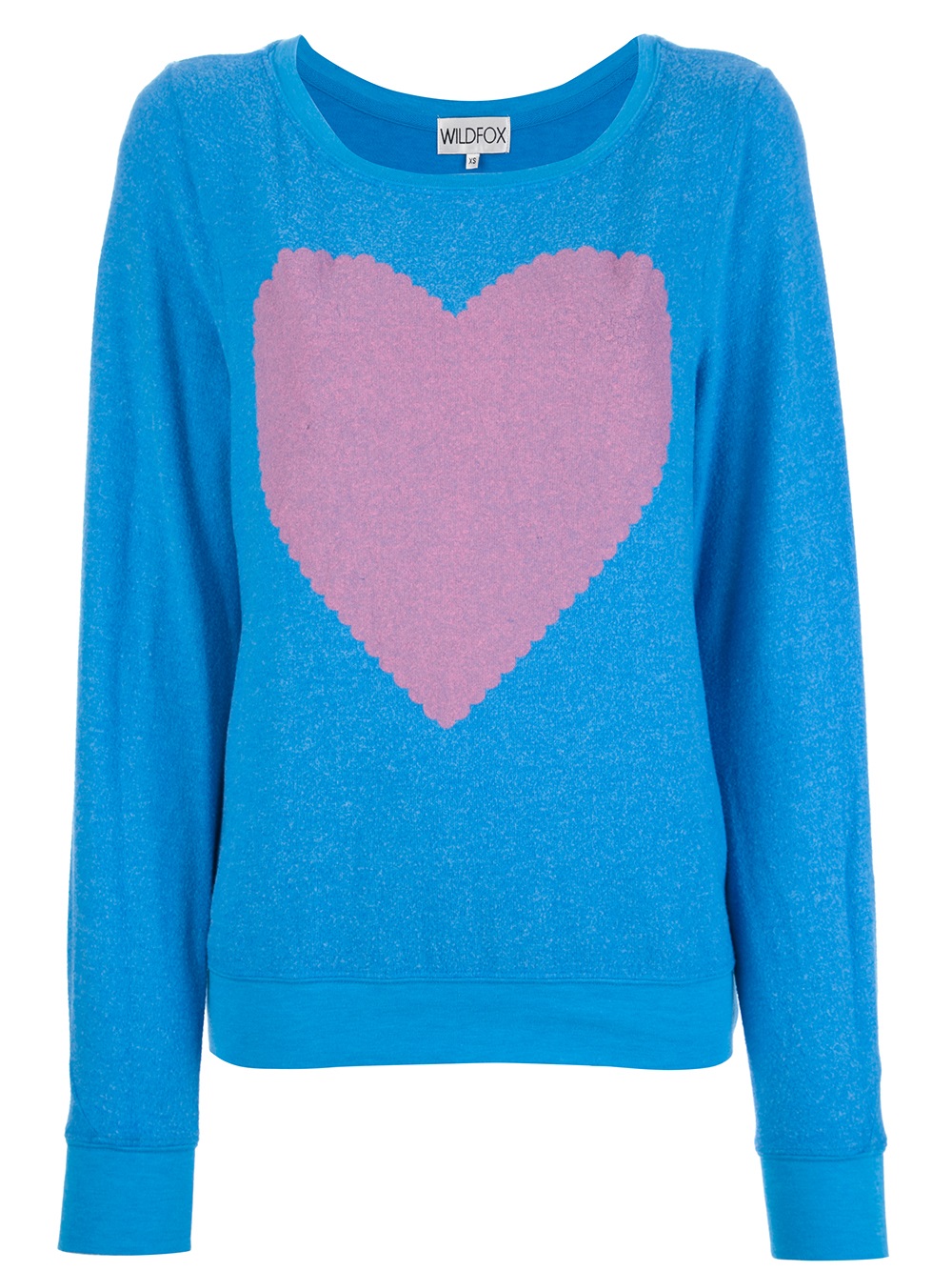 beven Spruit Gaan wandelen Wildfox Heart Sweater in Blue | Lyst