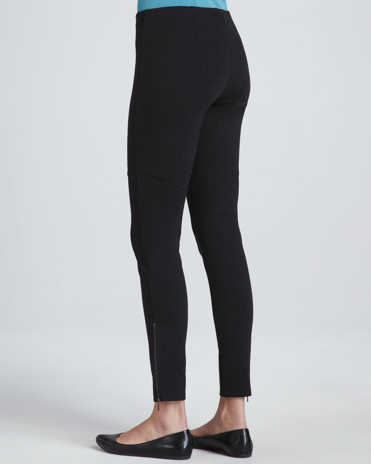 next black ponte skinny trousers