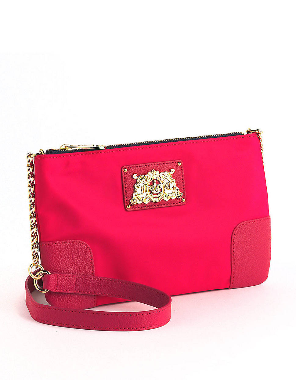 Lyst - Juicy couture Lou Lou Leather Crossbody Bag in Pink