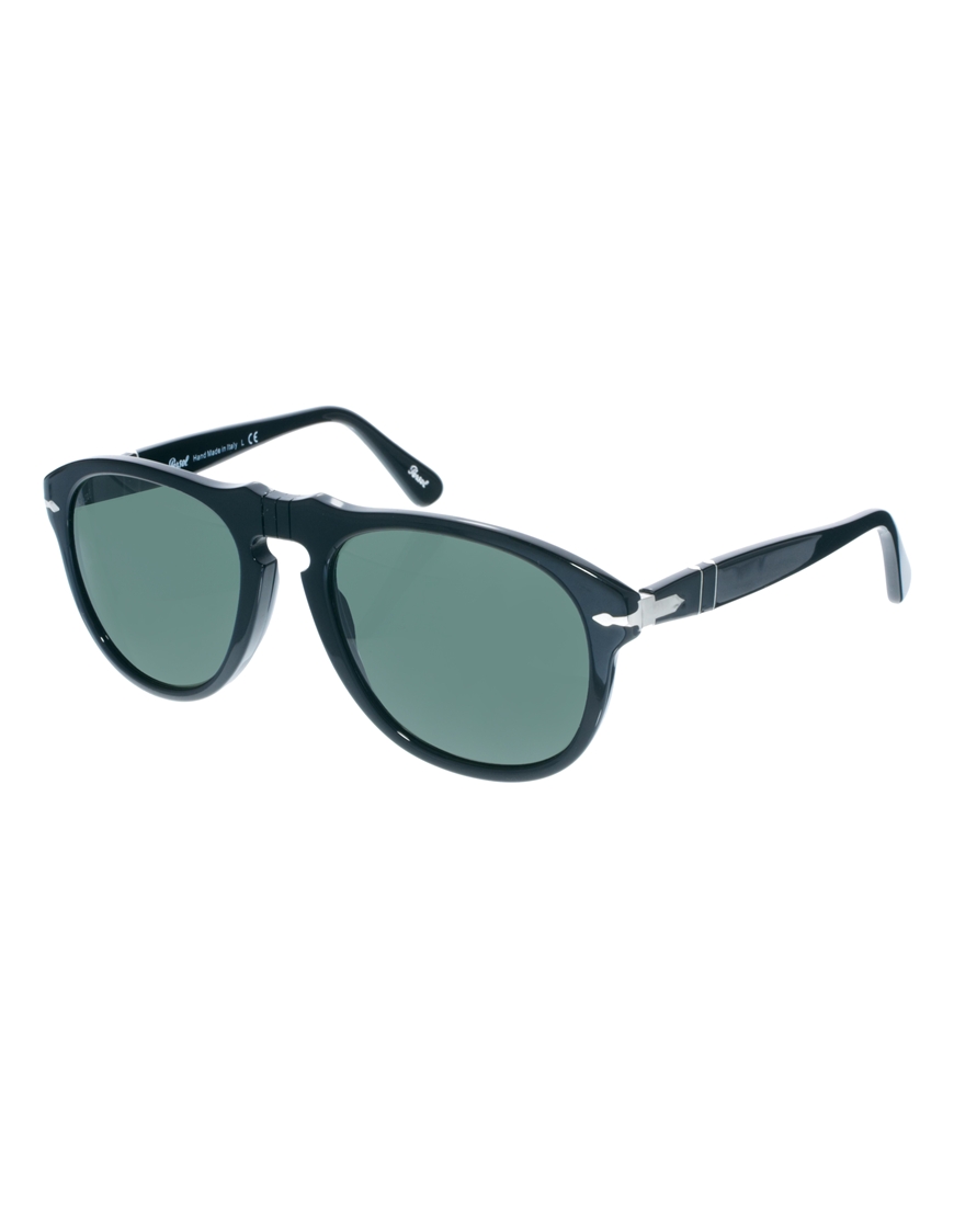 Asos Persol Aviator Sunglasses in Black for Men Lyst